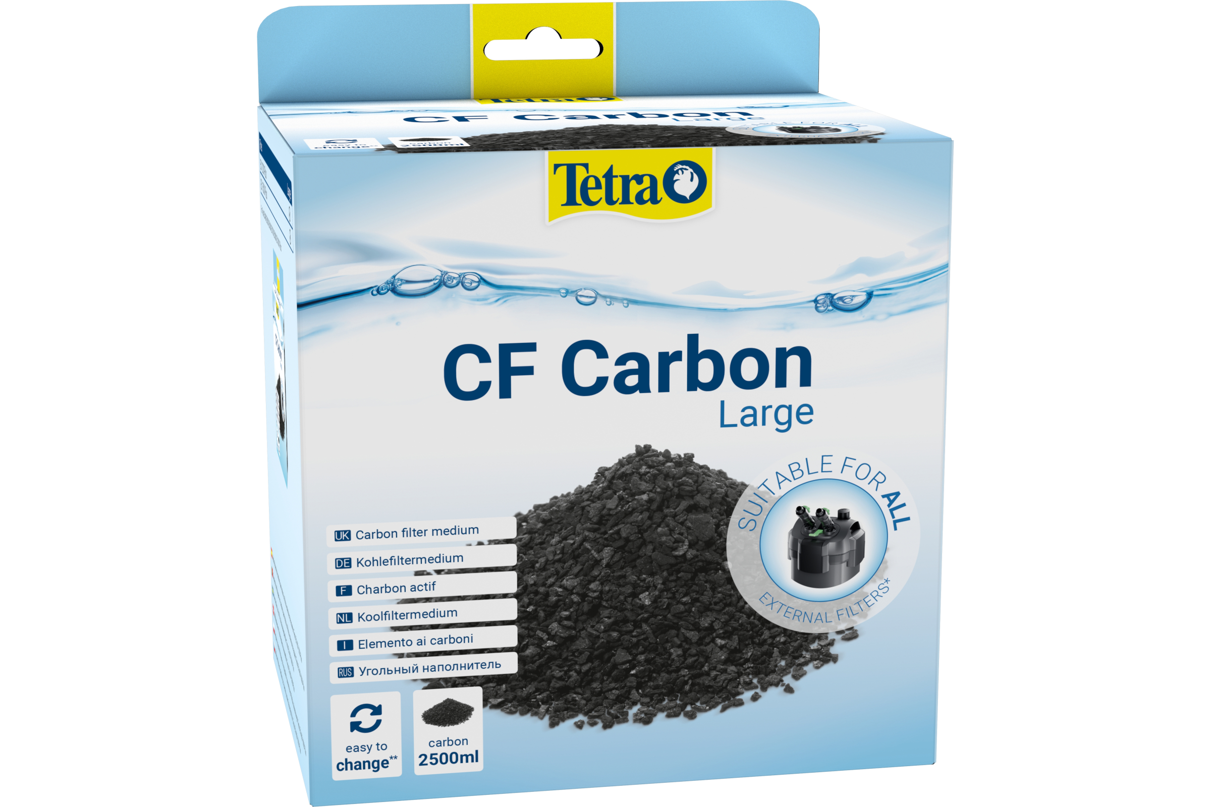 Tetra Kohlefiltermedium CF Carbon, Aktivkohle, 2,5 Liter