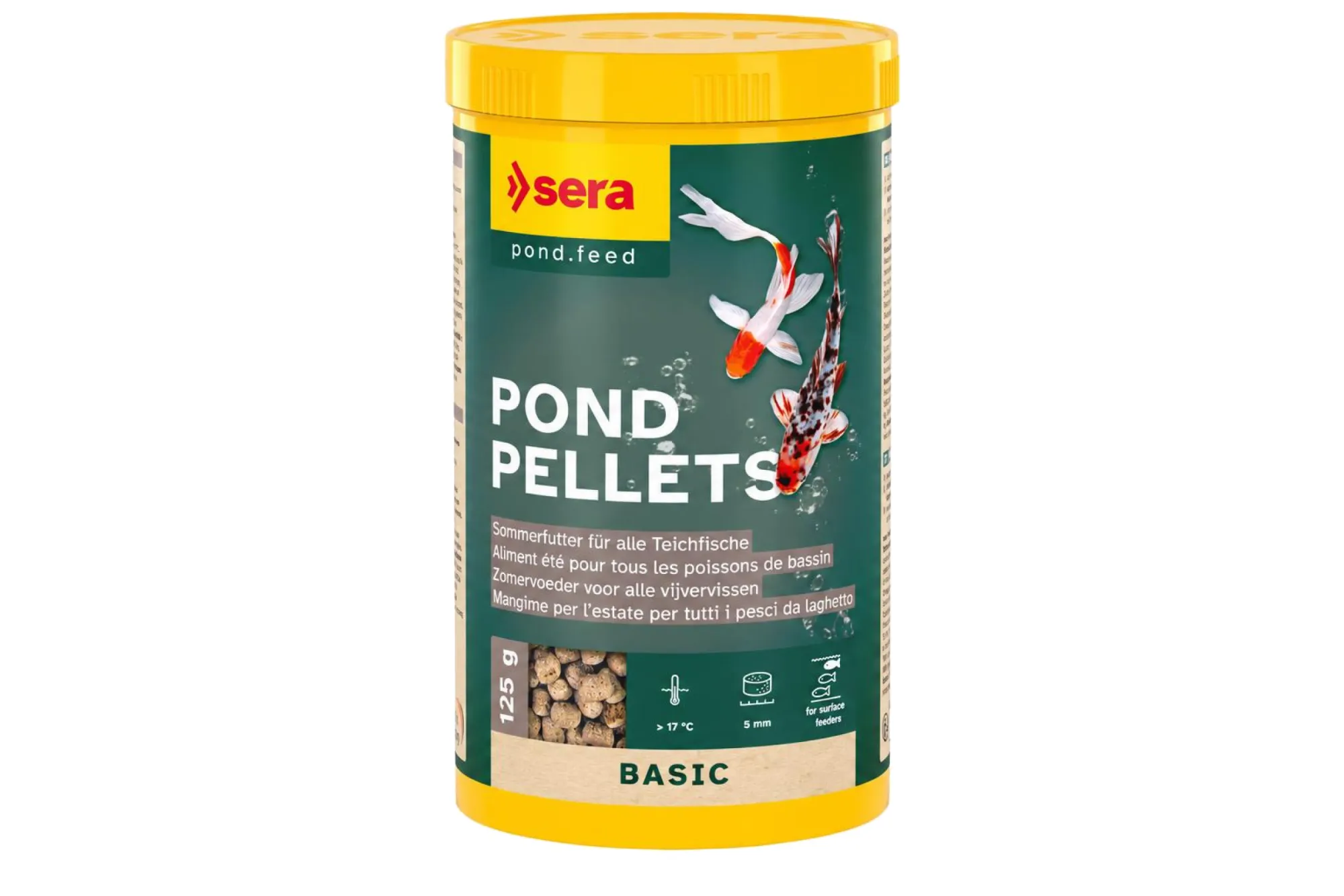 Sera Pond Pellets 1.000 ml (125 g) – KI-generierte Abbildung aus Produktreferenz