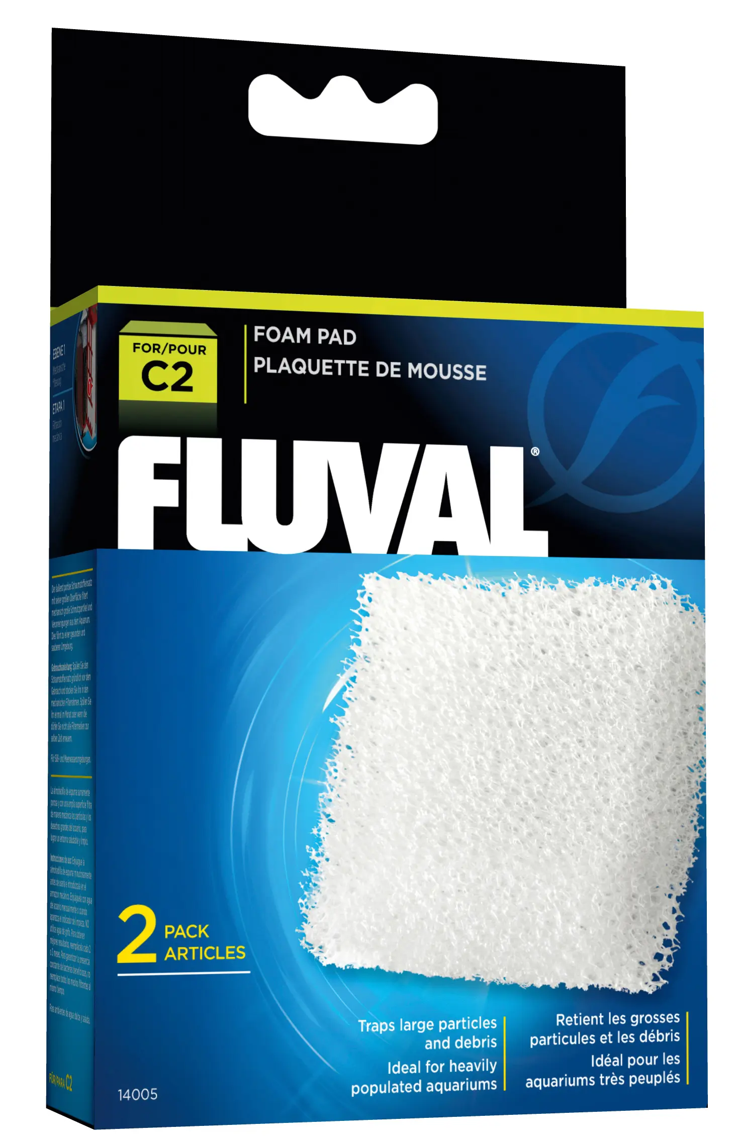 Fluval C2 Schaumstoffpatrone 2er-Pack
