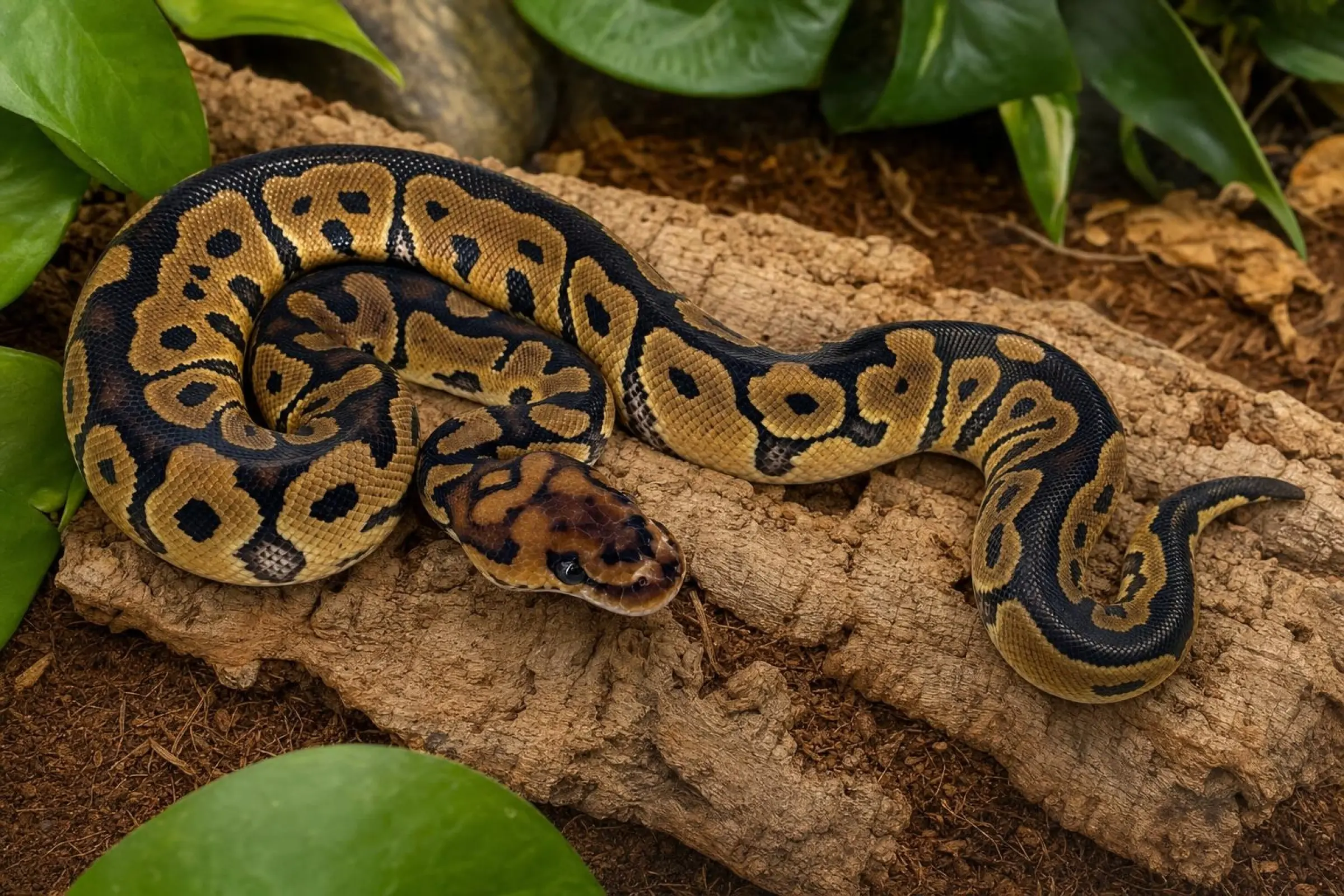 Clown-Königspython, Python regius