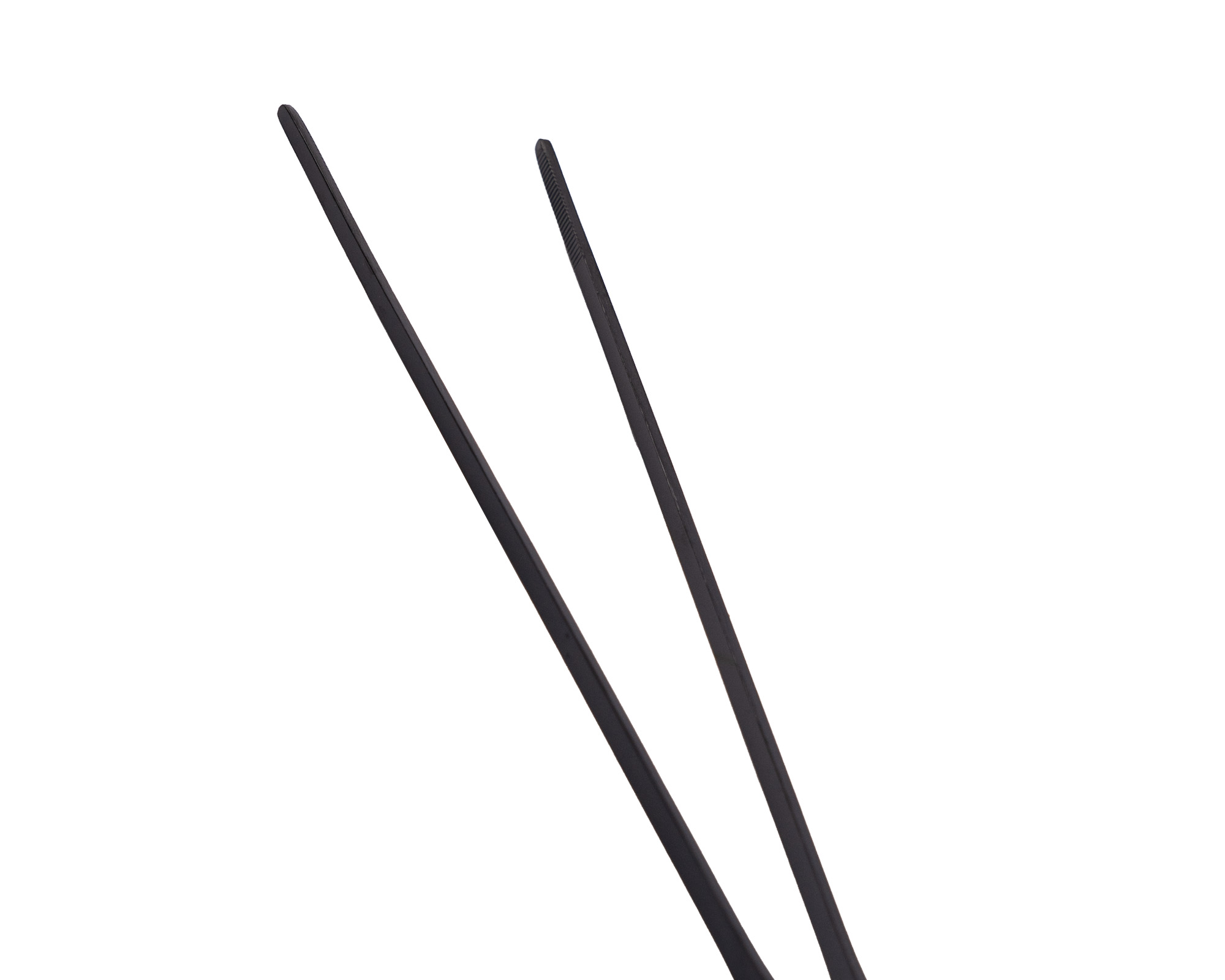 Schwarze Gummi-Wischerblätter, 2 Stück