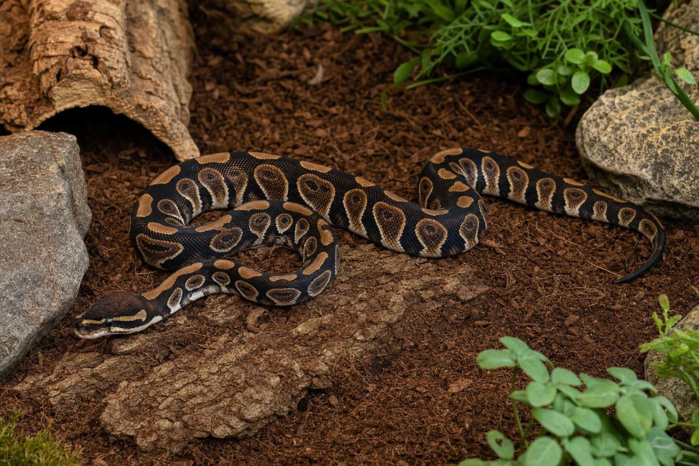Chocolate-Königspython, Python regius