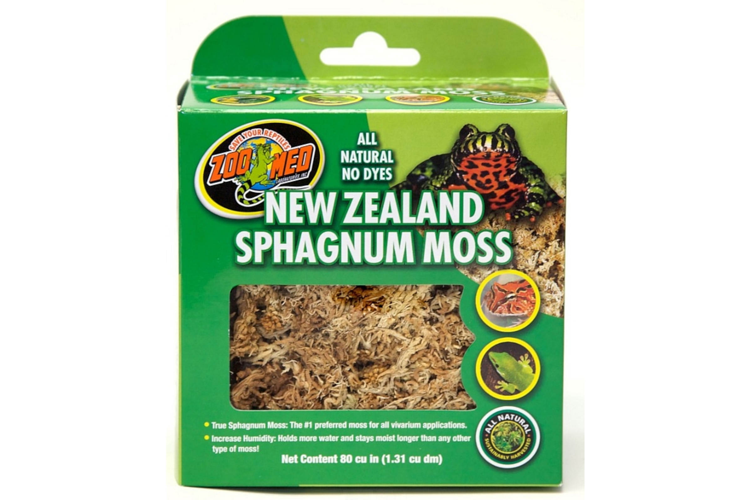 Zoomed New Zealand Sphagnum Moss, Moos, 1,31 L