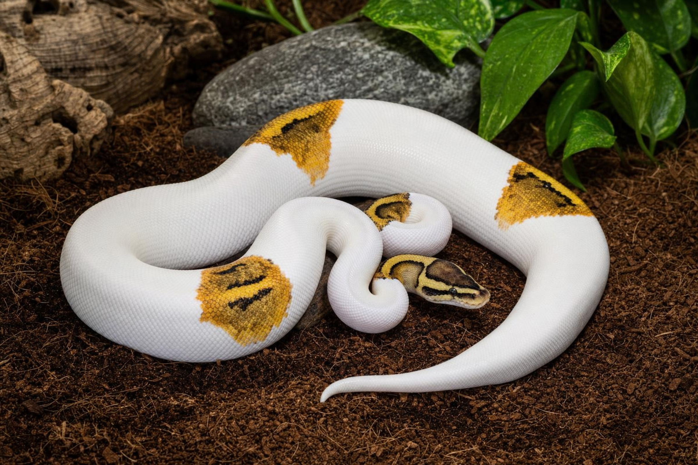 Pastel-Piebald-Königspython, Python regius
