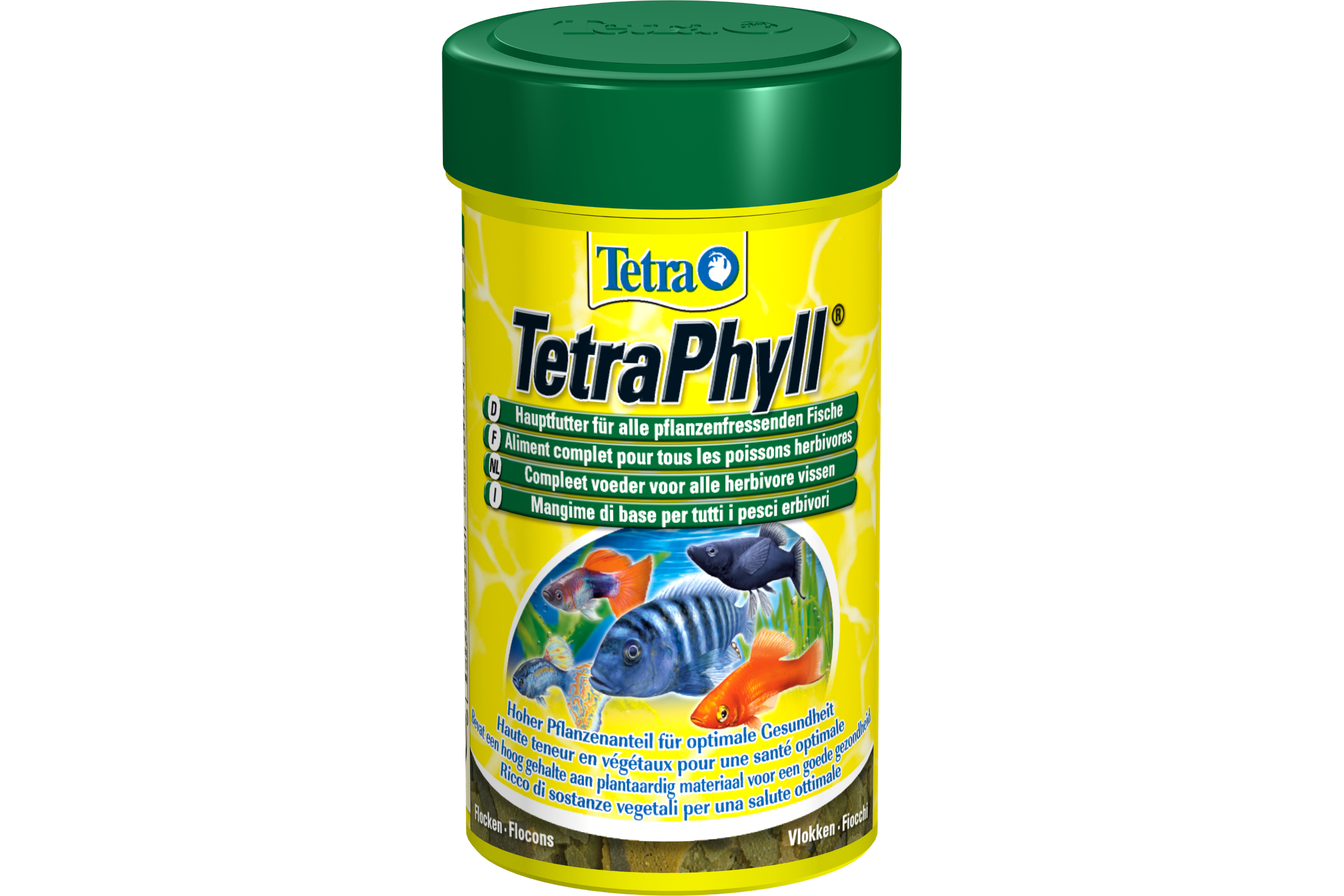 Tetra TetraPhyll, Hauptfutter-Flocken, in 100 und 250 ml