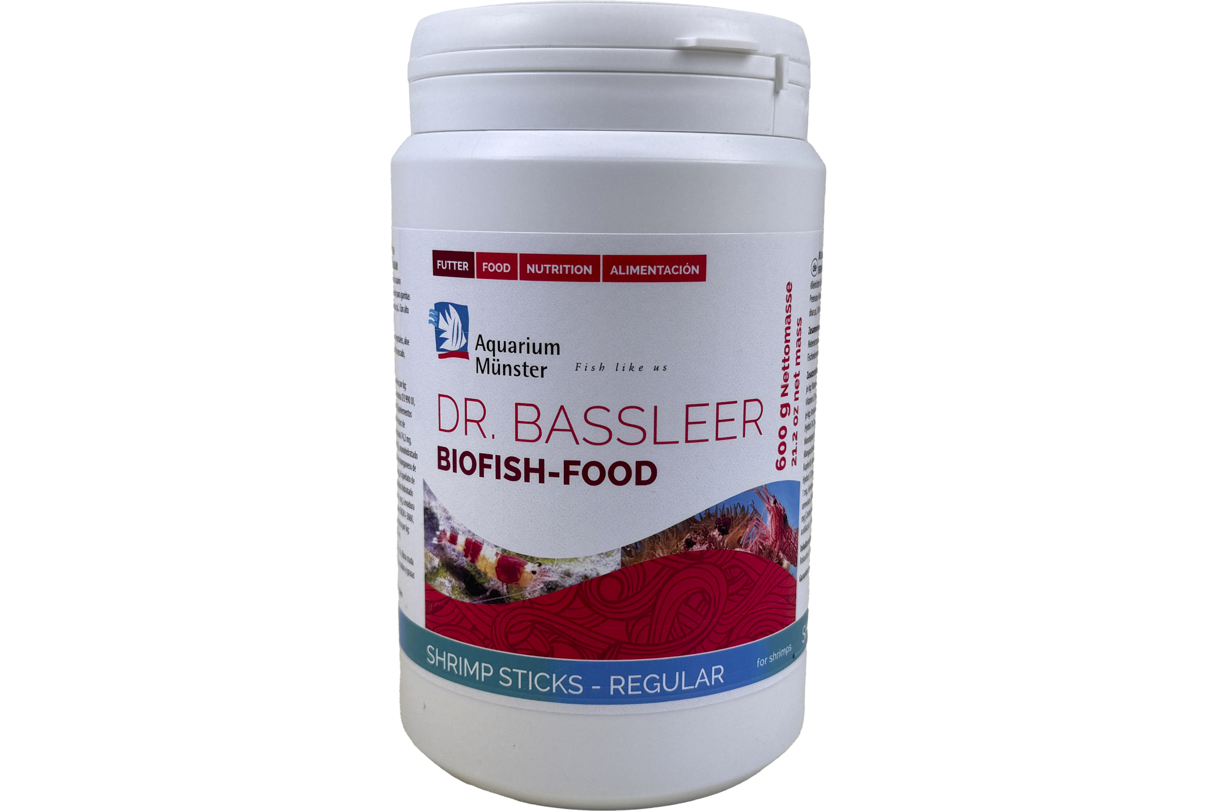 Dr. Bassleer Biofish Food Shrimp Sticks Chlorella 600 g
