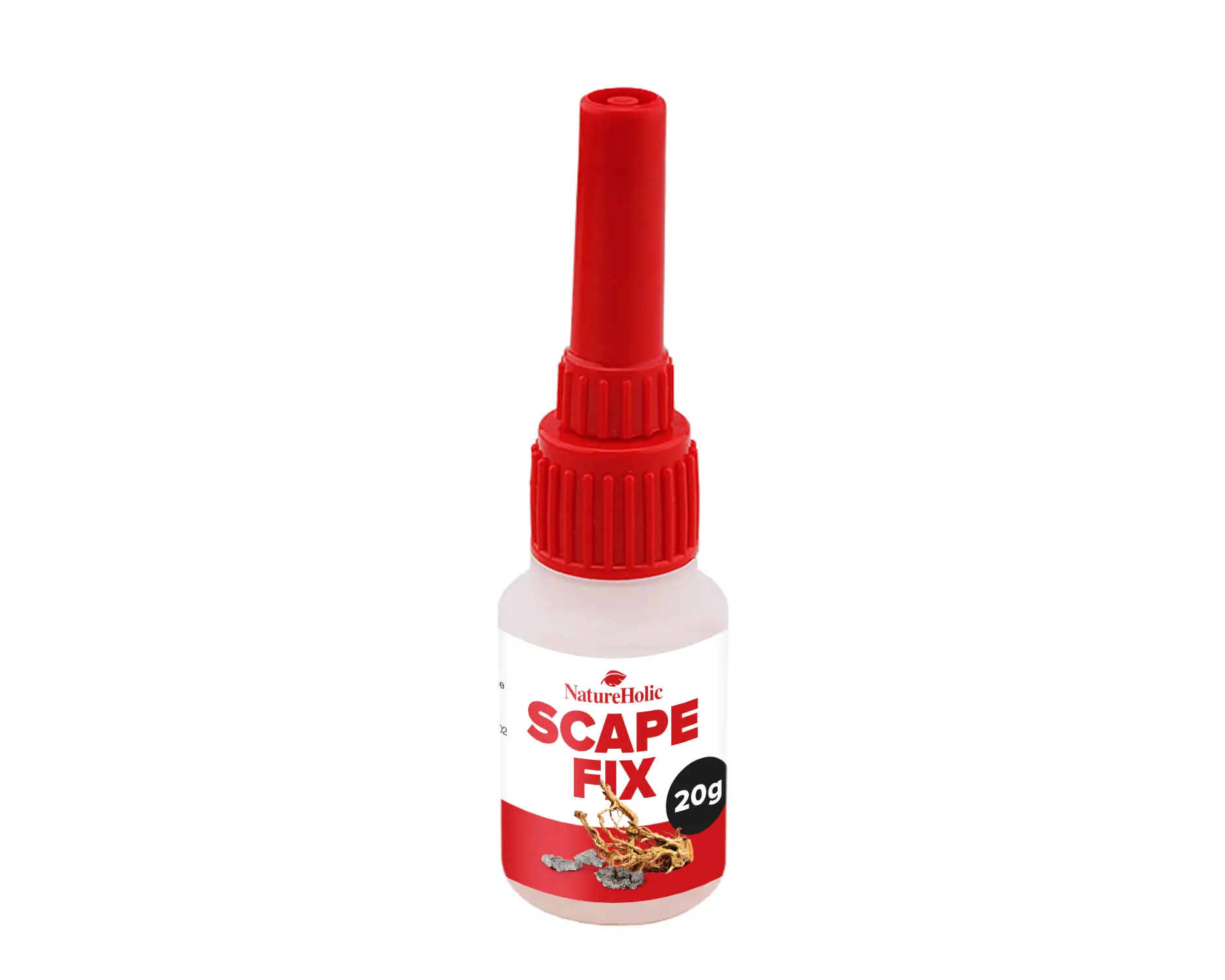Kleine Flasche Scape Fix Kleber 20g mit roter Spitze