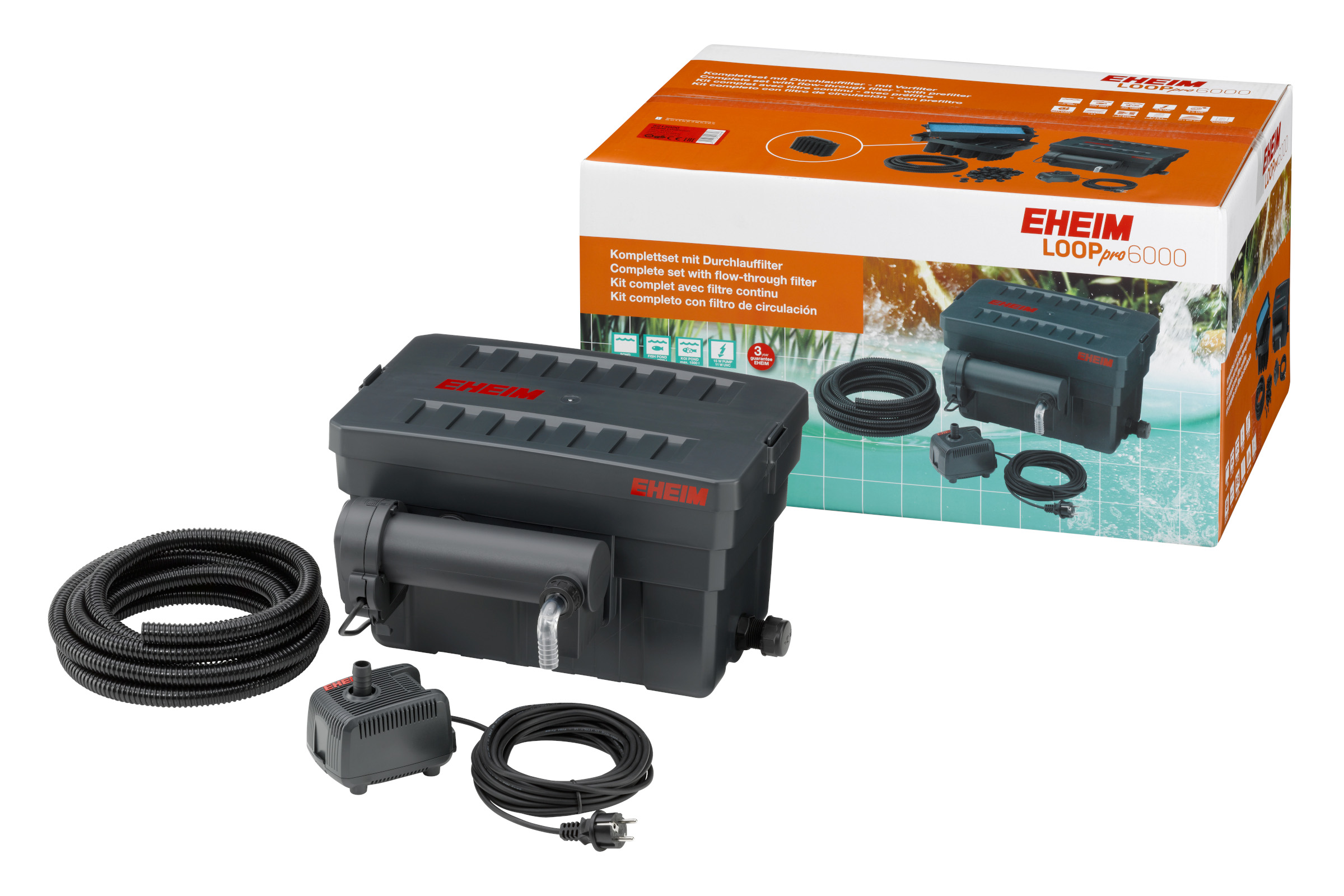 Eheim LOOPpro 6000, Teichfilter-Set mit UVC-Klärer
