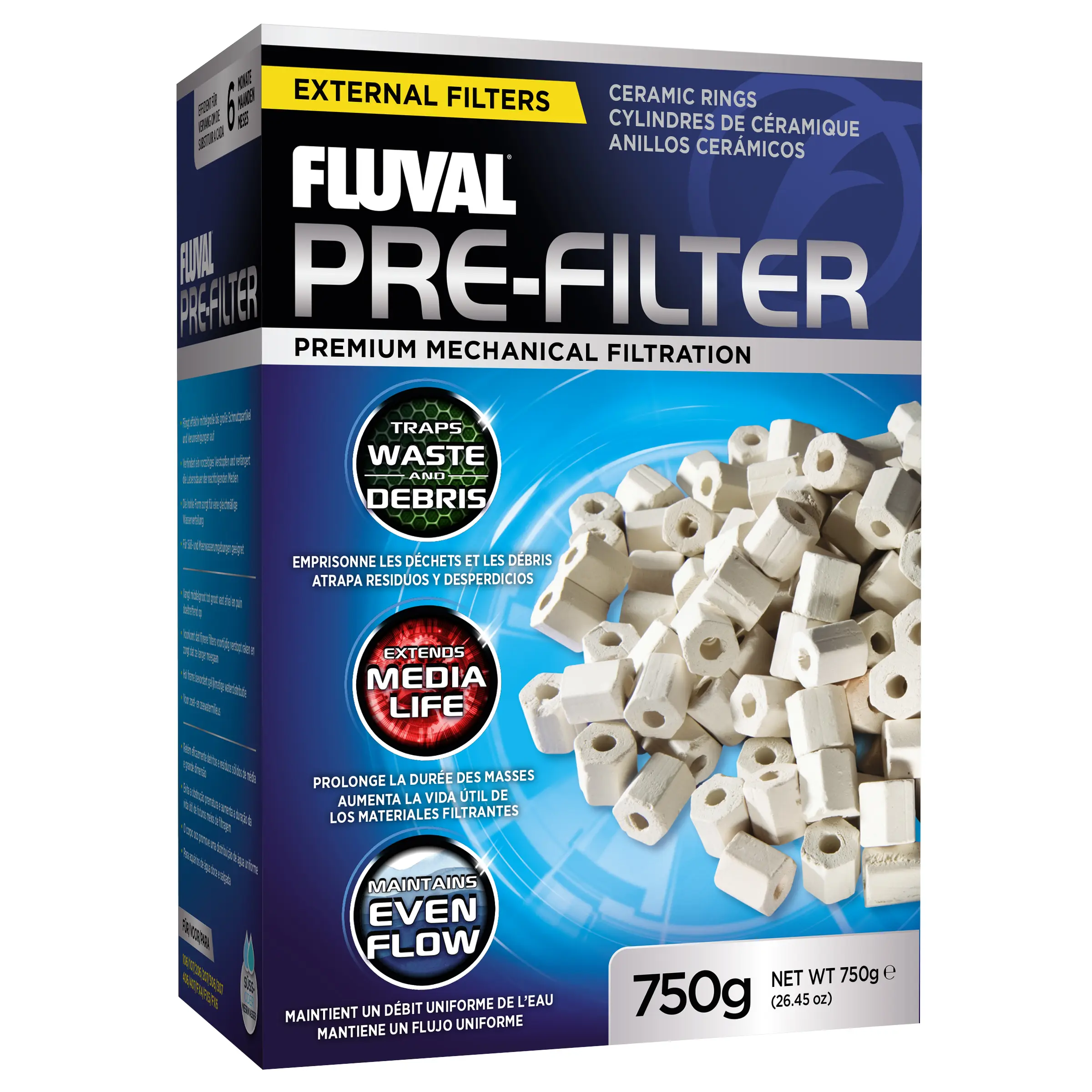 Fluval Vorfiltermaterial Keramikringe 750 g