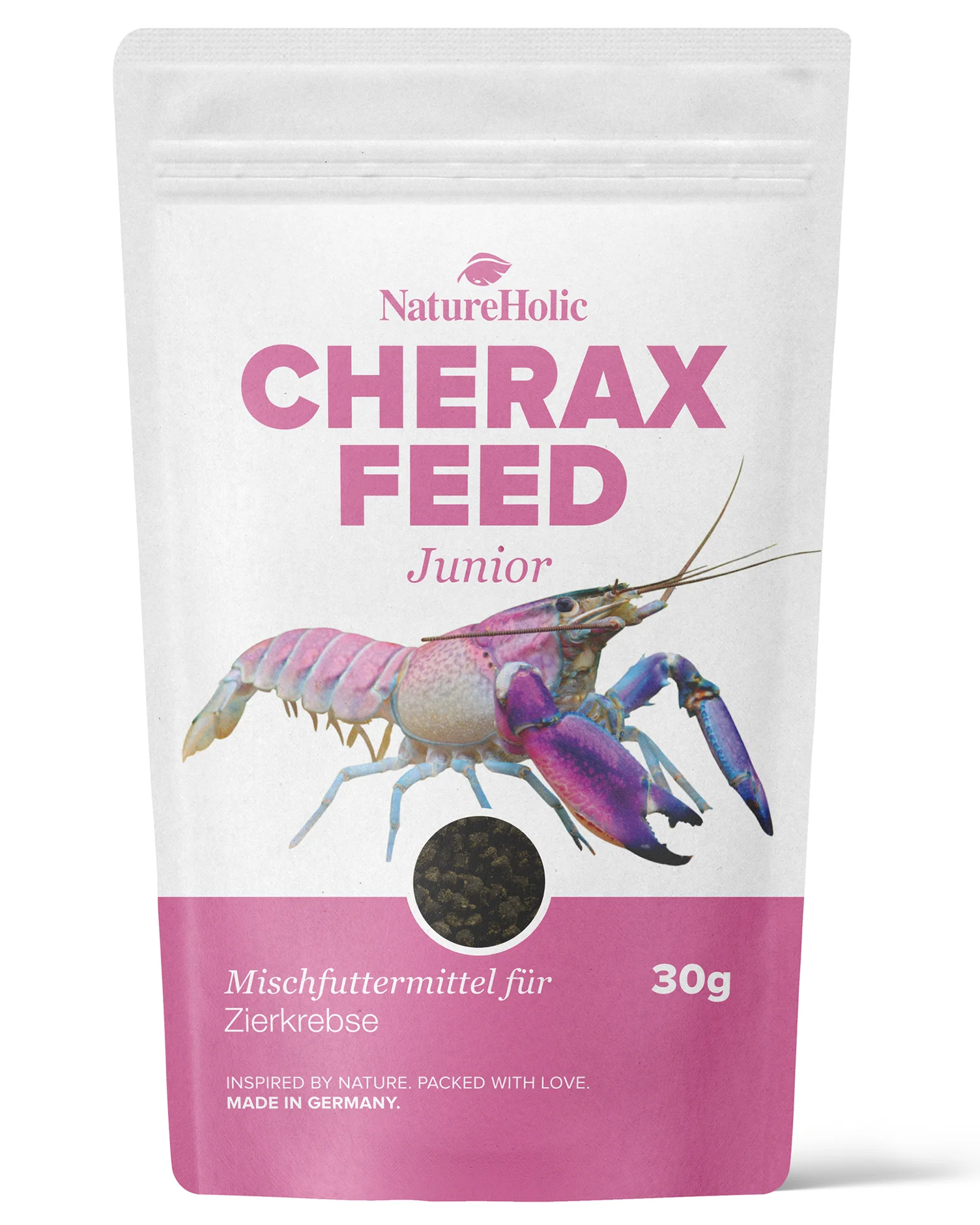 NatureHolic Cheraxfeed JUNIOR, Krebsfutter, 30 g