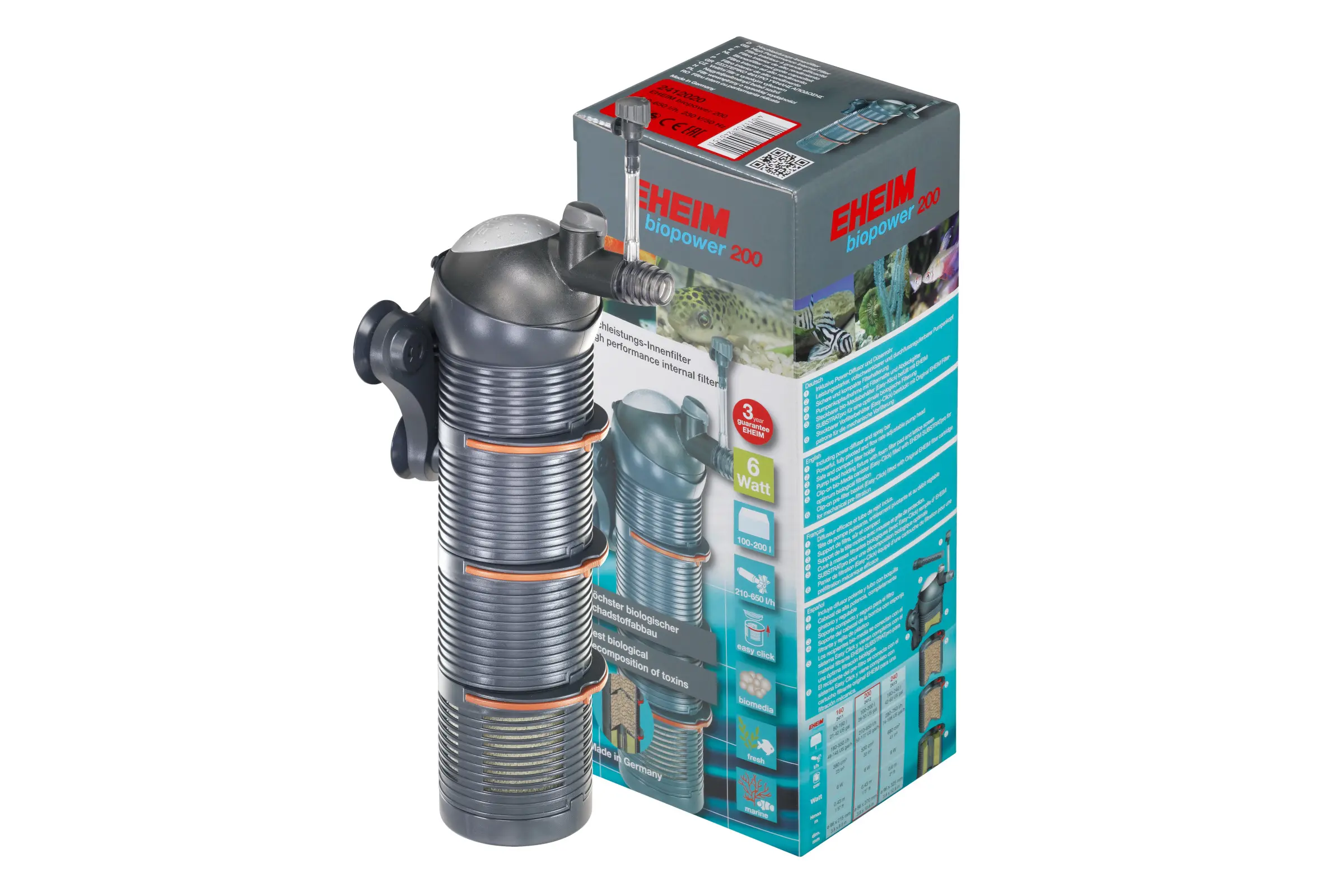 Eheim biopower 200, Innenfilter