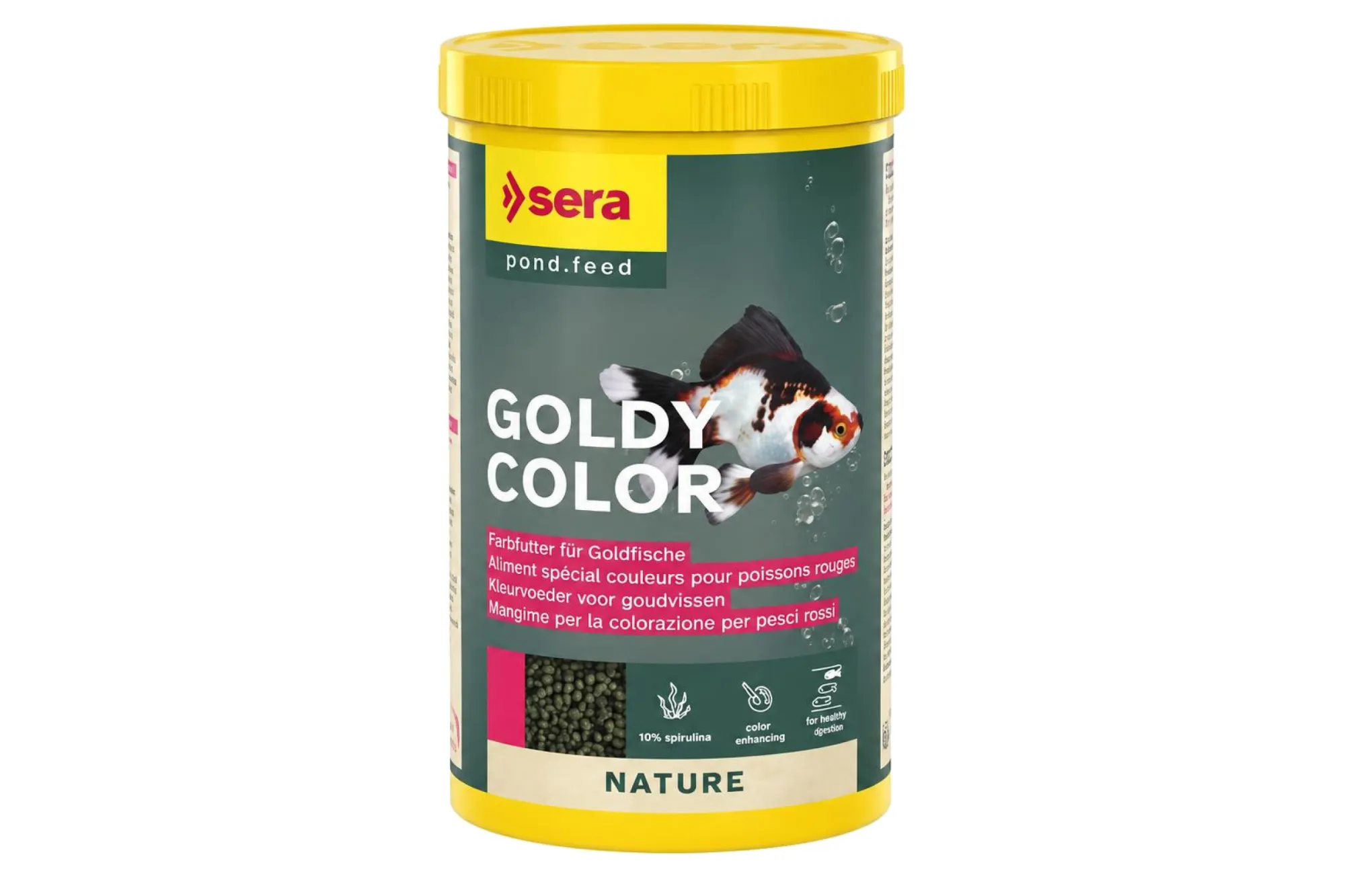 Sera goldy color spirulina nature 1000 ml – KI-generierte Abbildung aus Produktreferenz