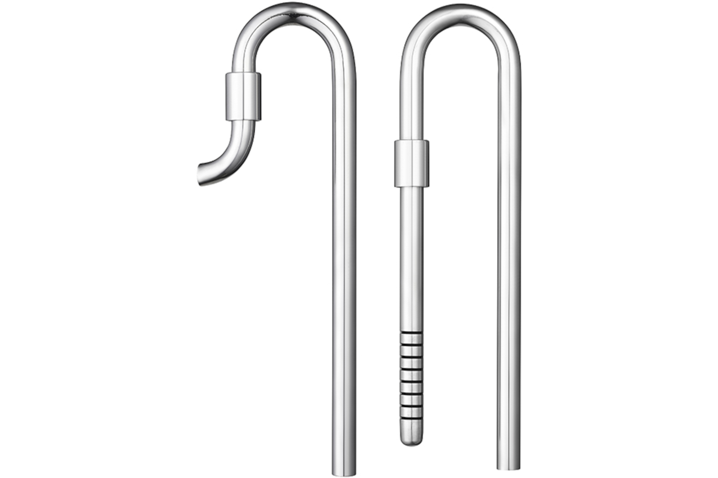 Chihiros Metall Ein- und Ausstrahlrohr M (12/16 mm)