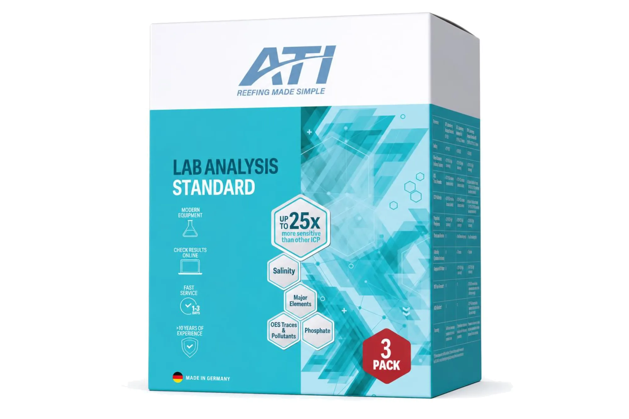 ATI ICP Lab Analysis Standard 3er Pack – KI-generierte Abbildung aus Produktreferenz