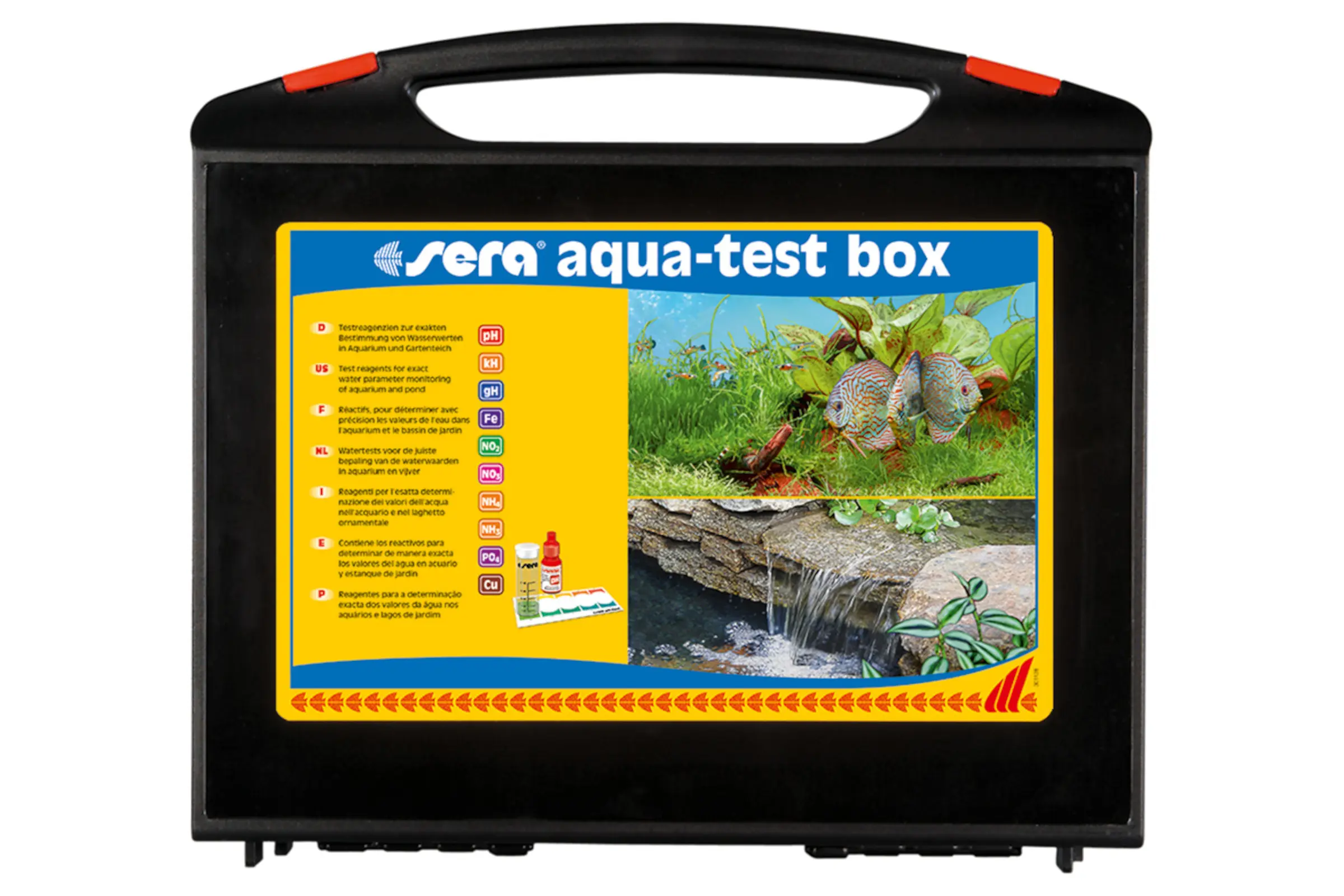Sera aqua-test box, Wassertest-Set (+Cu)