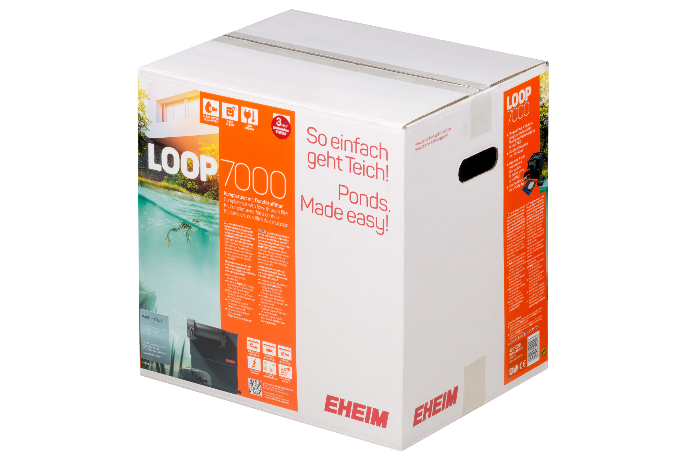 Eheim LOOP7000, Teich-Durchlauffilterset mit UVC