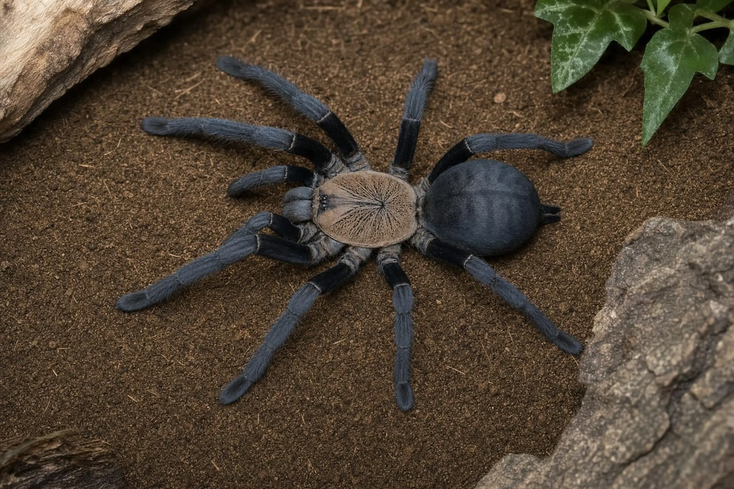 Hati-Hati-Vogelspinne, Phormingochilus hatihati