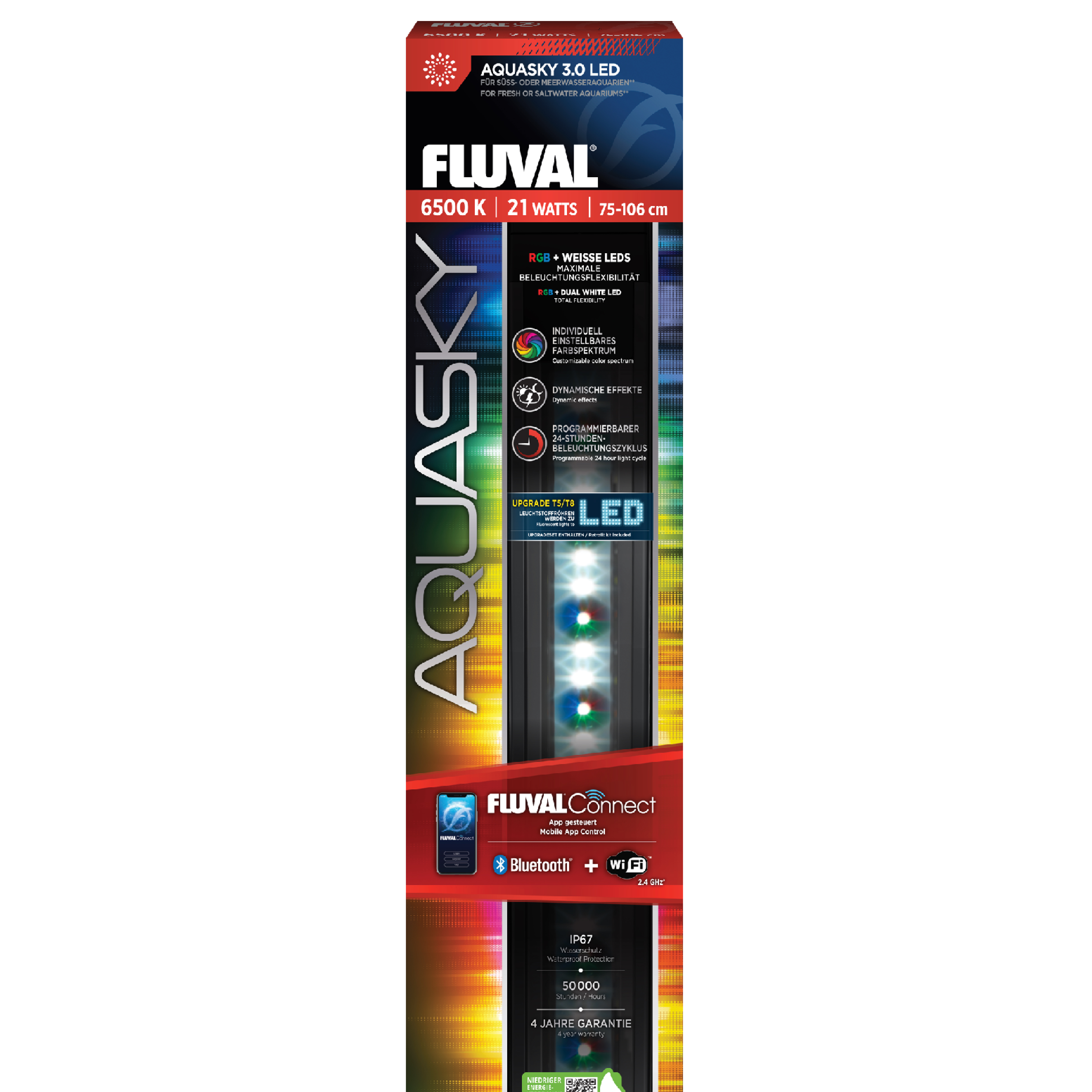 Fluval AquaSky LED 3.0 21W, 75-106,4cm