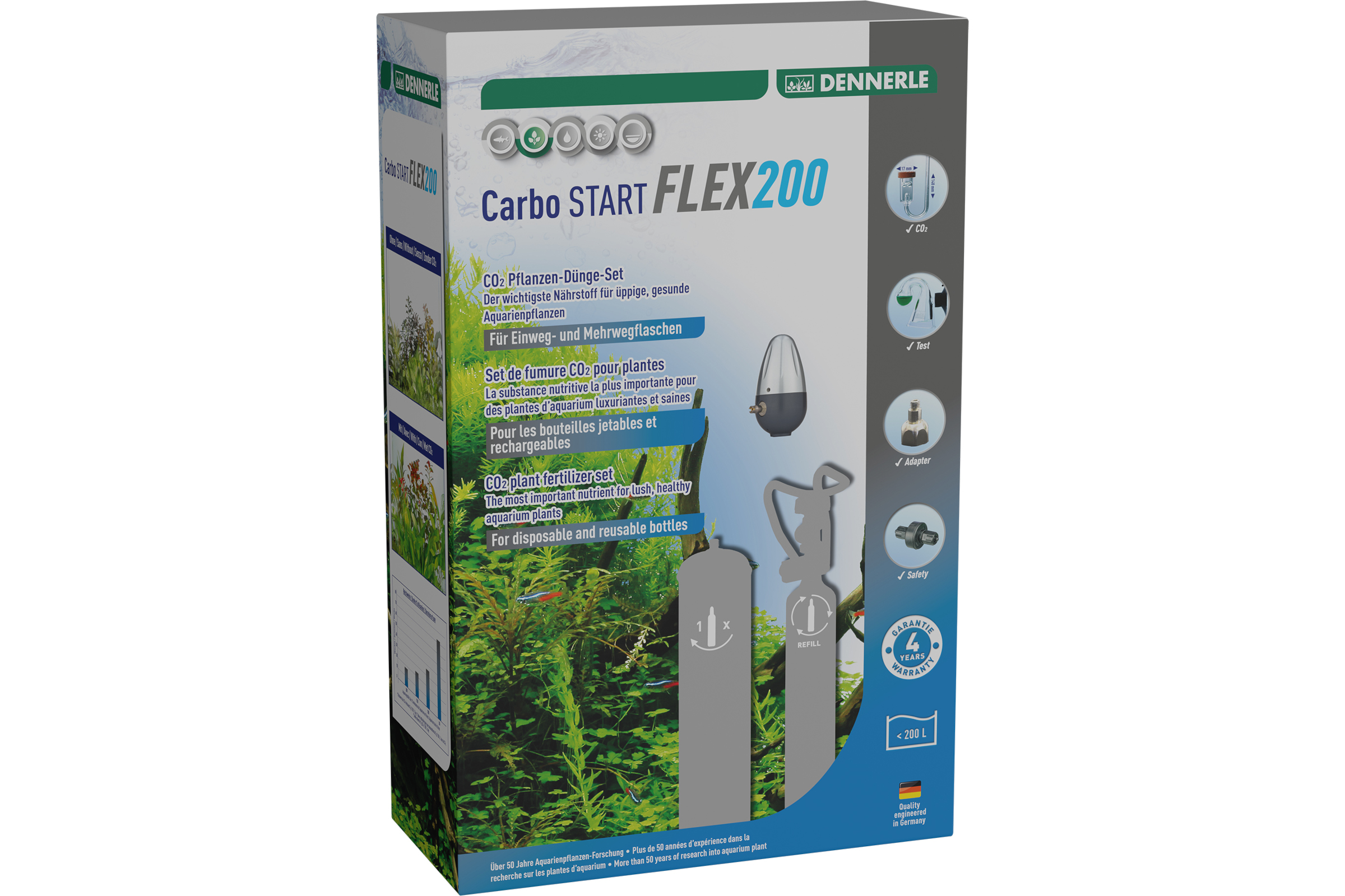 Dennerle Carbo START FLEX200, CO2 Anlage
