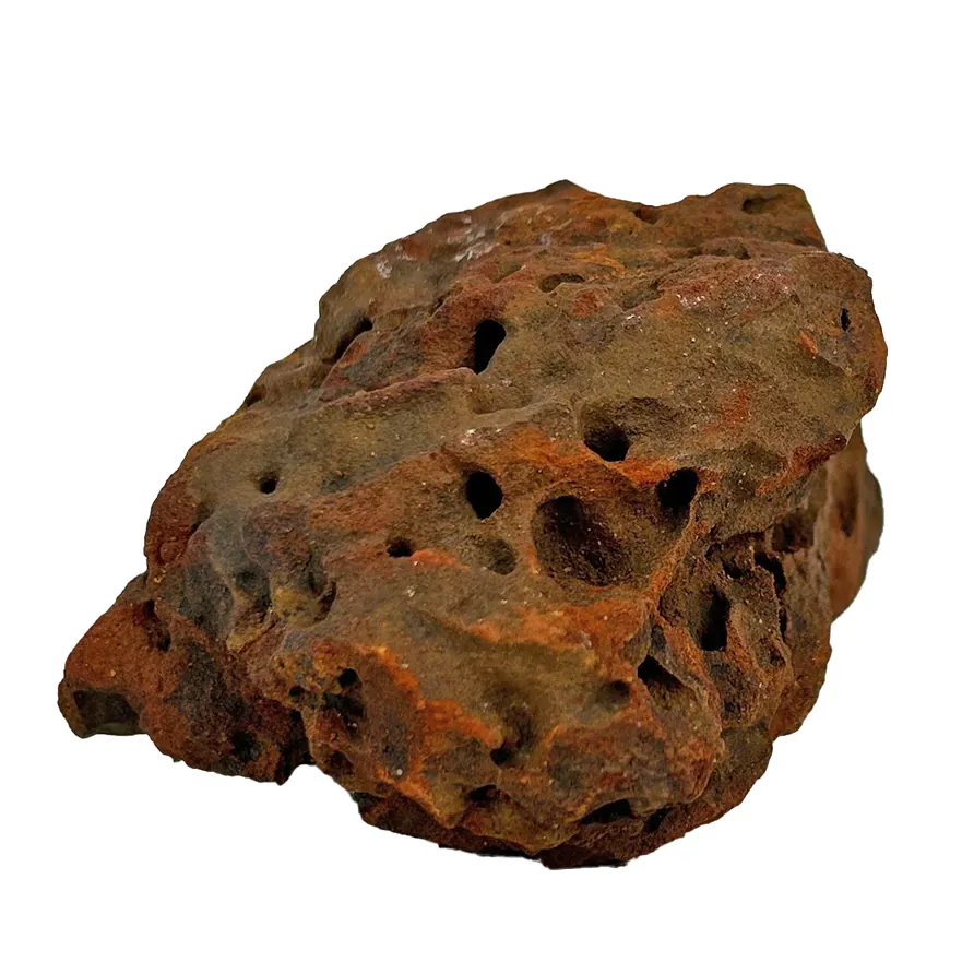 Hobby Termite Rock S Naturstein, poröser braun-roter Stein mit Hohlräumen und Kanälen, ca. 0,4–1,0 kg – ideal als Rückzugs- und Verstecksstein für Garnelen, Jungfische, Reptilien und Wirbellose