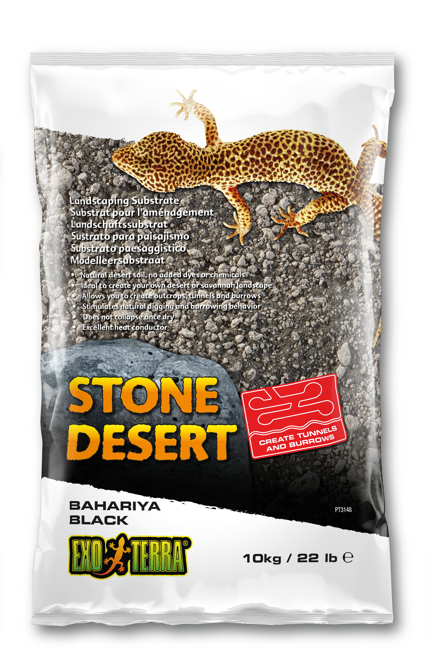 Exo Terra Bahariya Black Stone Desert 10kg