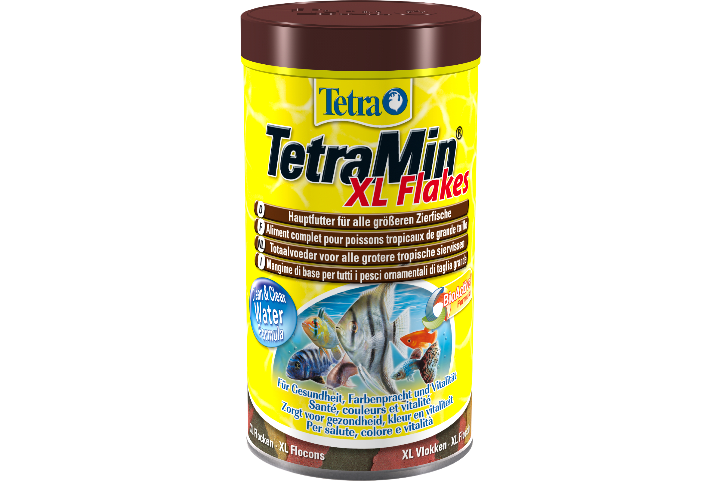 Tetra TetraMin XL, Große Hauptfutter-Flocken, in 500 und 1000 ml