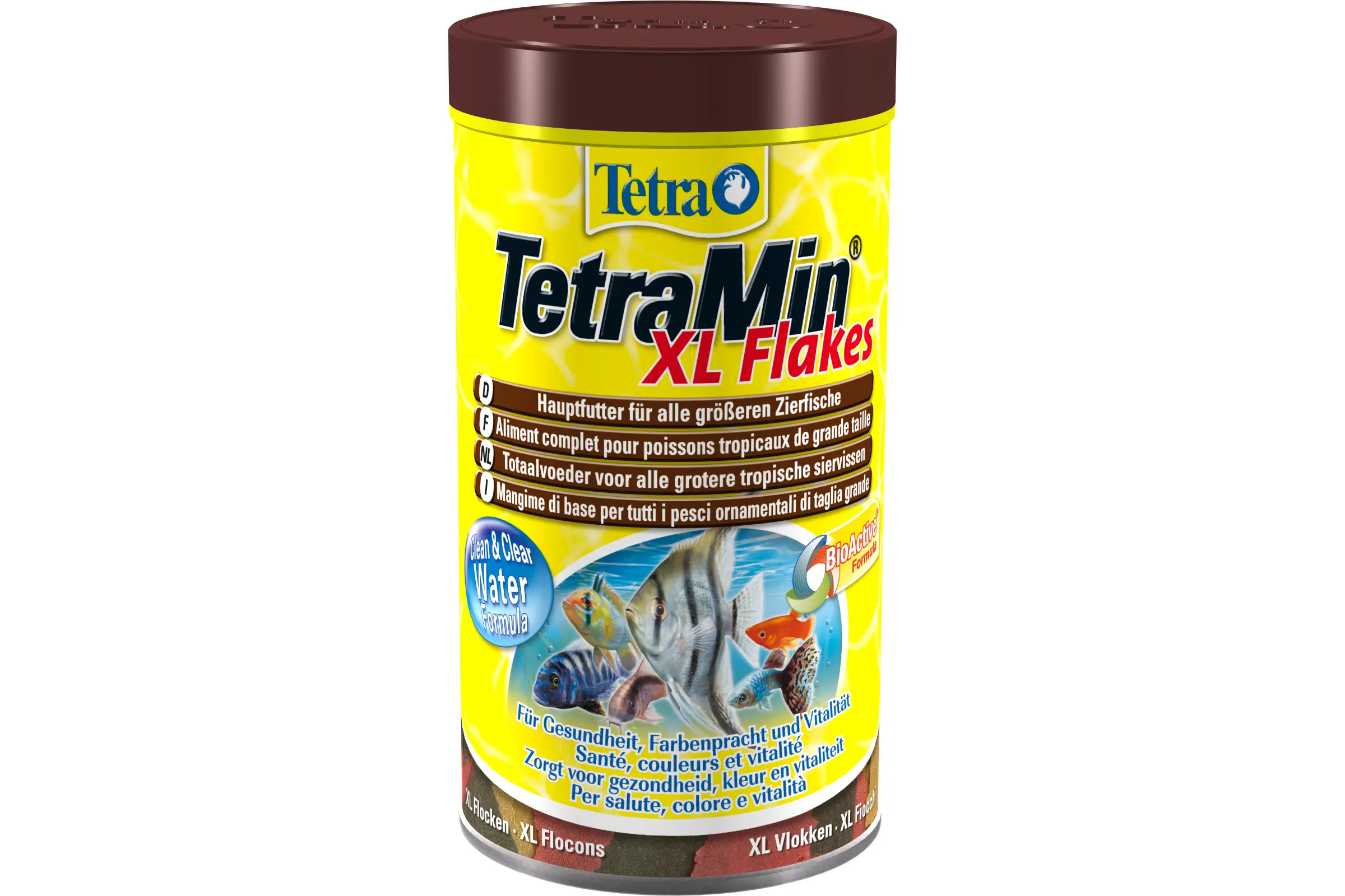 Tetra TetraMin XL, Große Hauptfutter-Flocken, in 500 und 1000 ml