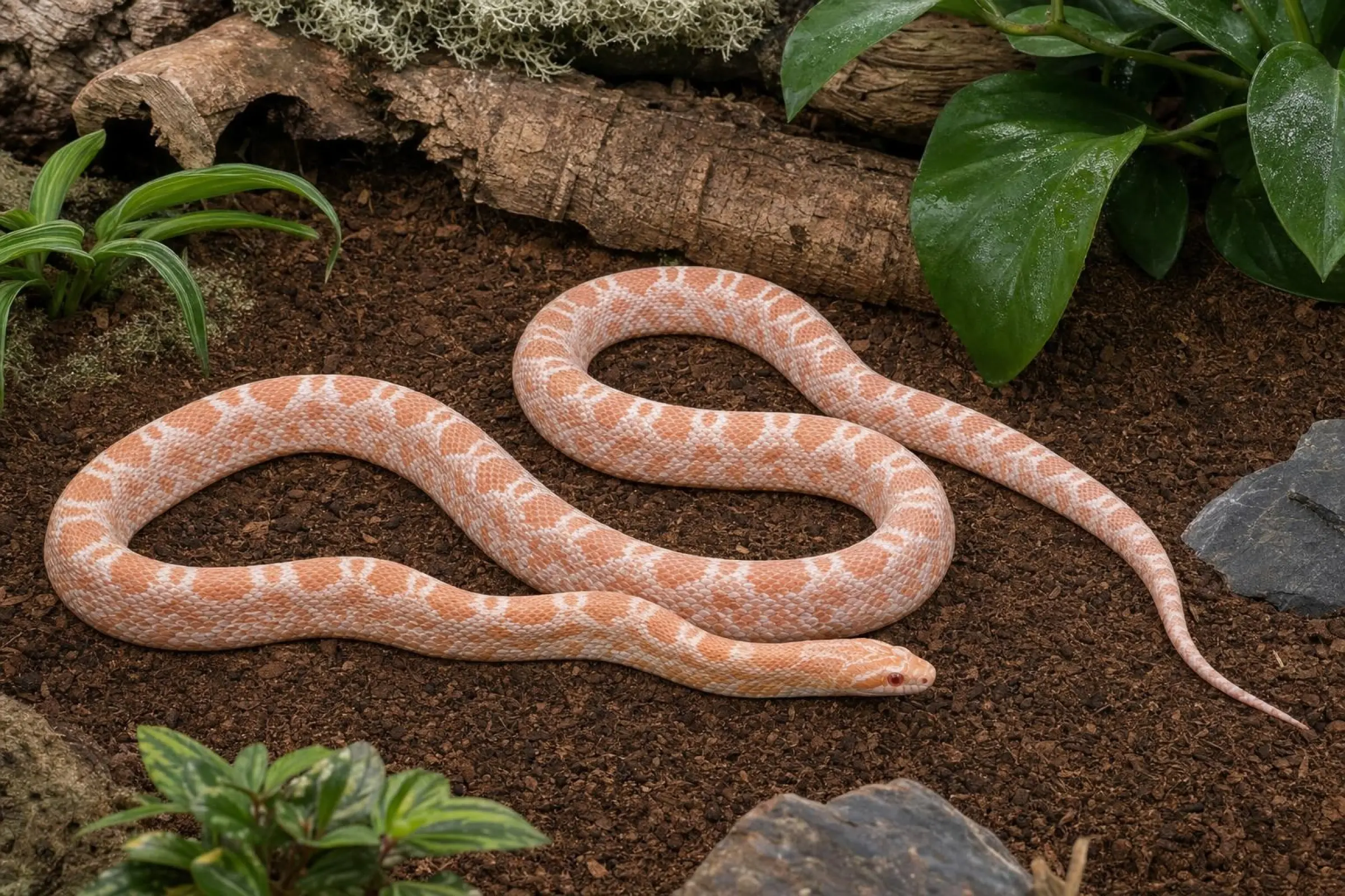 Hypo-Albino-Kornnatter – Nachzucht 2026, Pantherophis guttatus