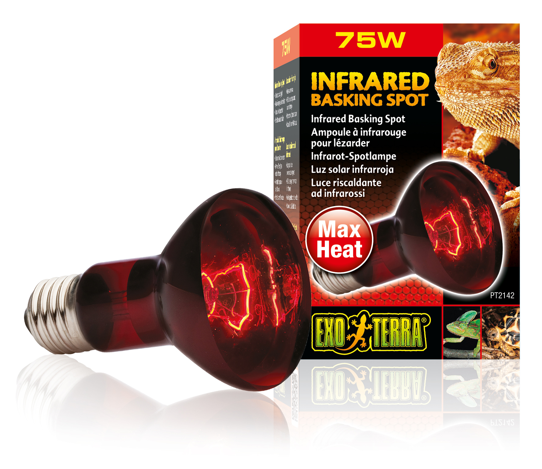 Exo Terra Infrarot-Spotlampe Heat GL R20/50 W