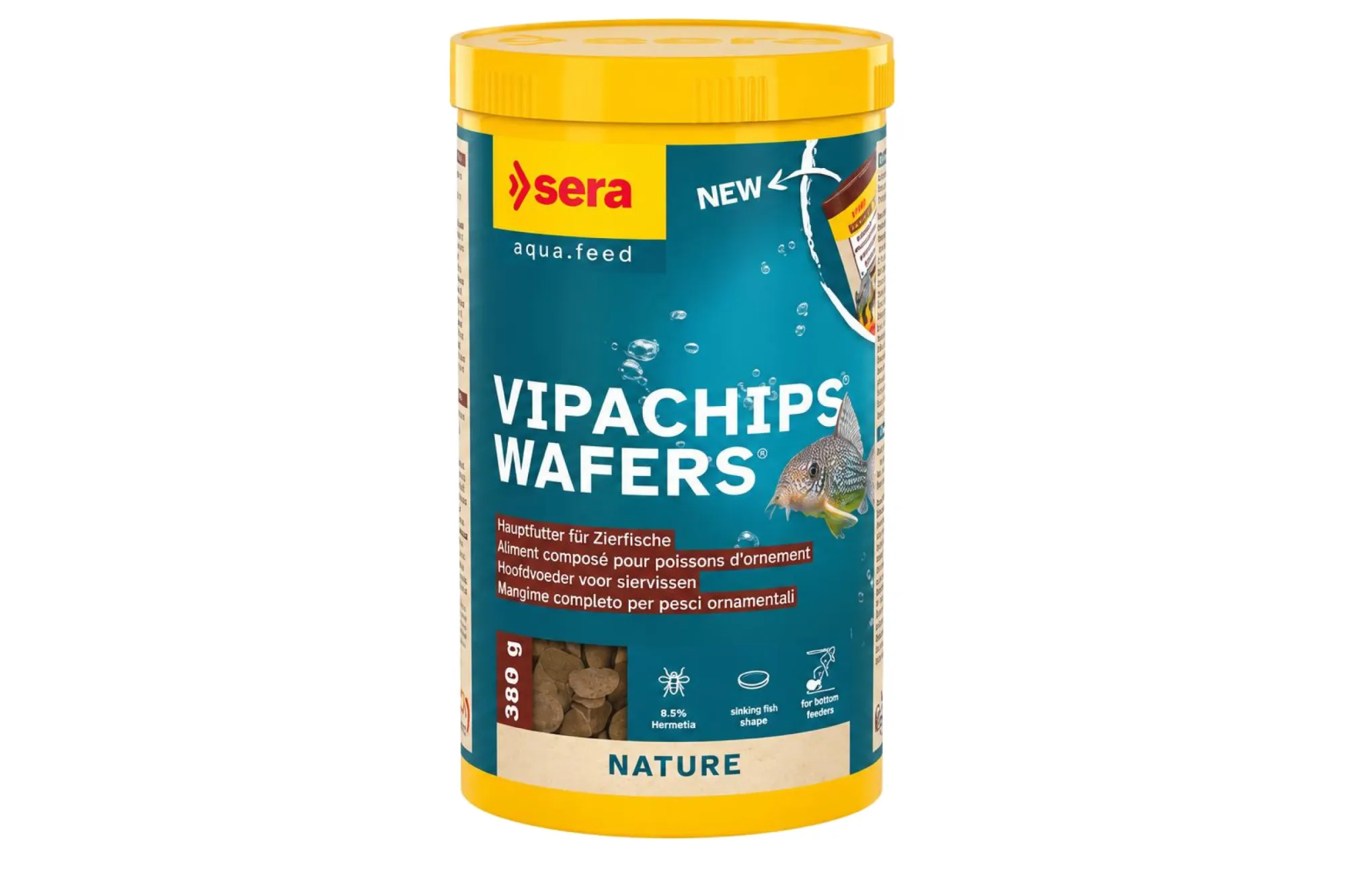 Sera Vipachips Wafers 1000 ml (380 g) – KI-generierte Abbildung aus Produktreferenz