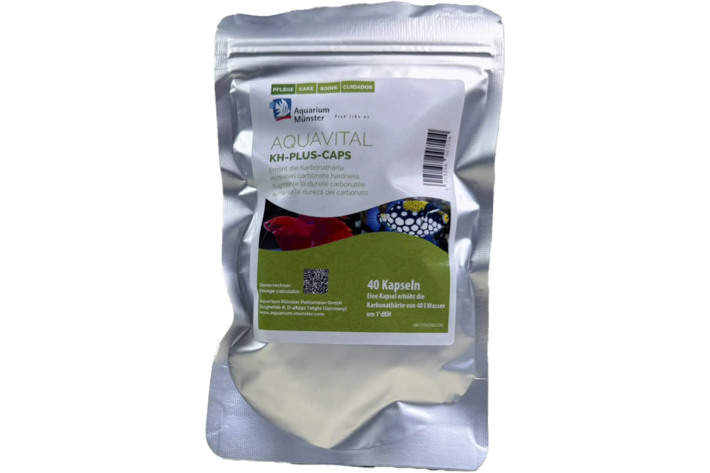 Aquavital KH-Plus-Caps 40 Kapseln für Aquarien