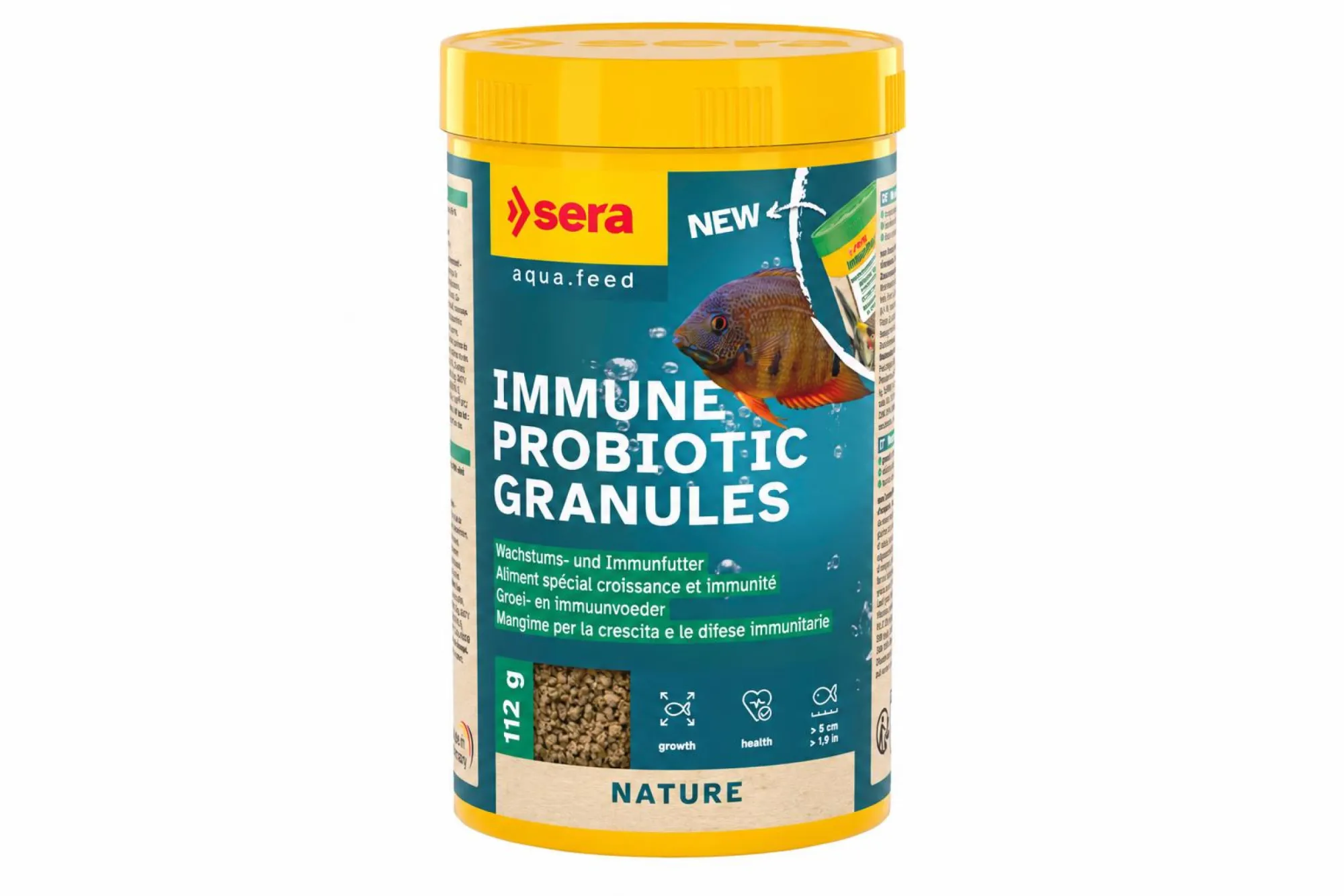 Sera Immune Probiotic Granules 250 ml (112 g) – KI-generierte Abbildung aus Produktreferenz