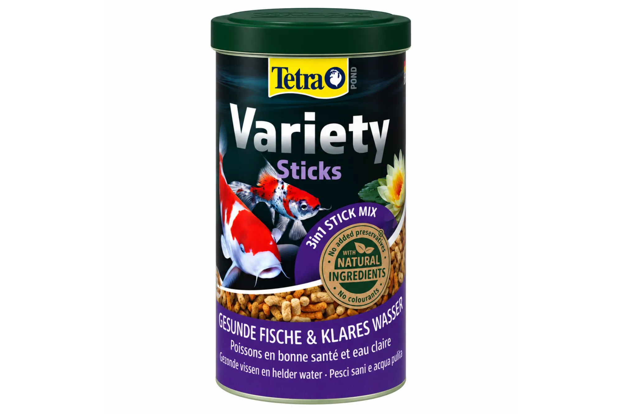 Tetra Pond Variety Sticks 1L – KI-generiertes Produktbild