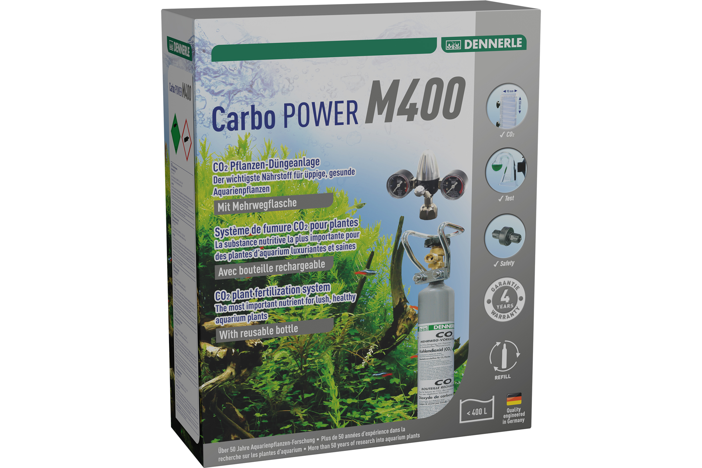 Dennerle CO² -Set Mehrweg 300 Quantum / Carbo POWER M400 (Auslaufartikel)
