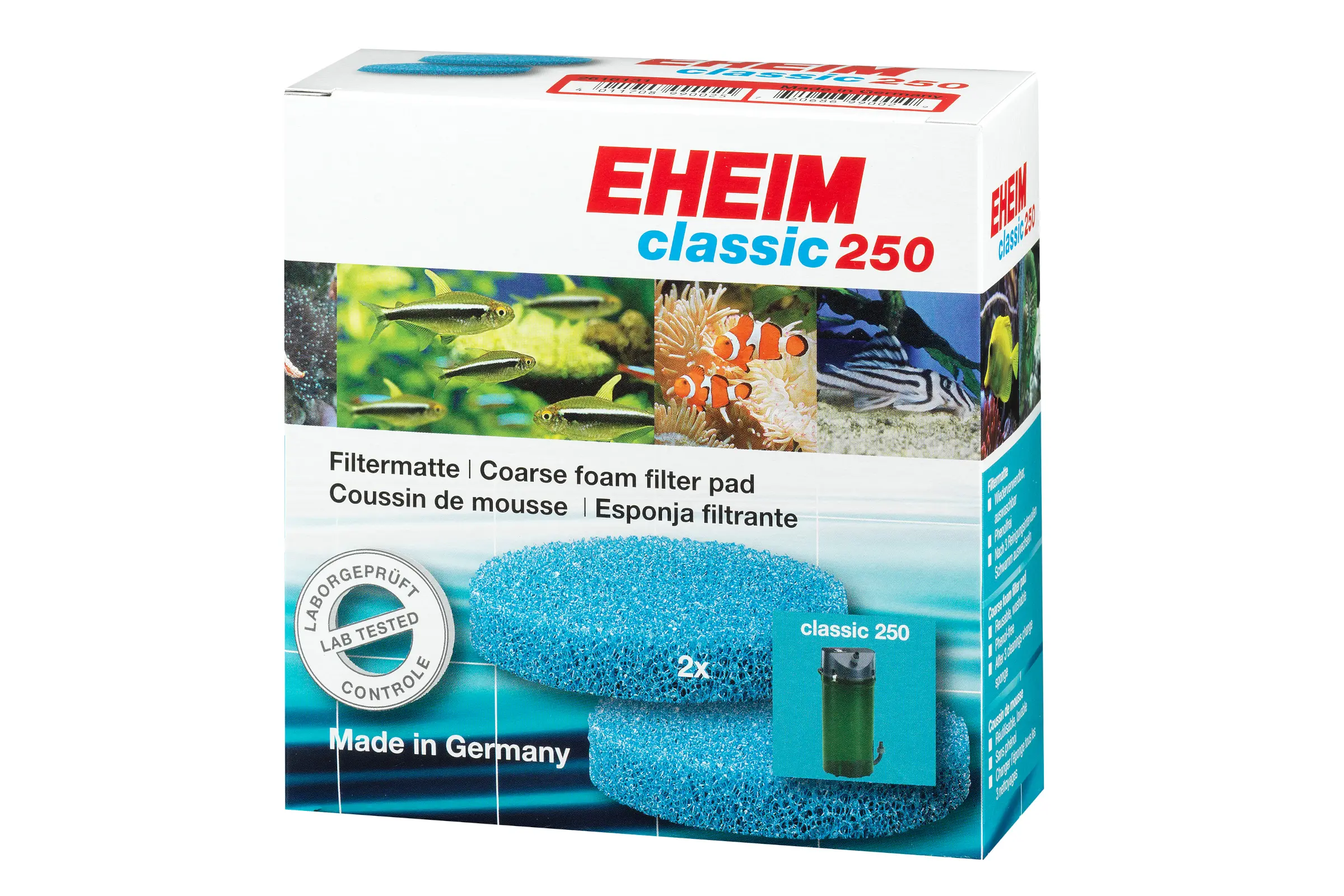 Eheim Filtermatten für Classic 250 (2213), 2 Stück