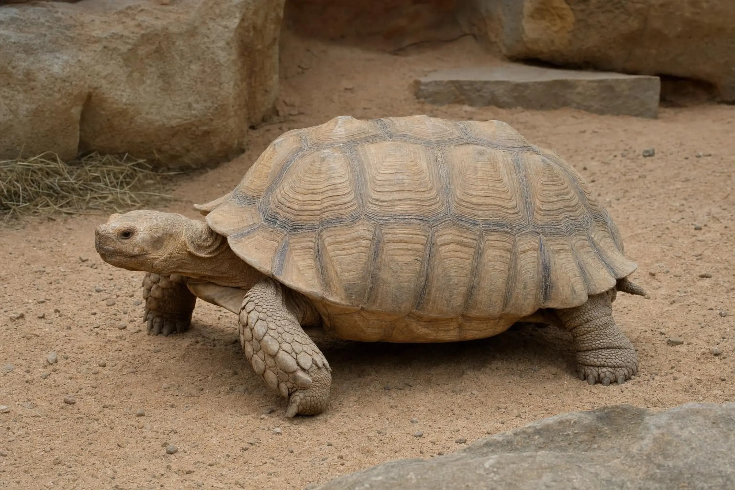Spornschildkröte, Centrochelys sulcata