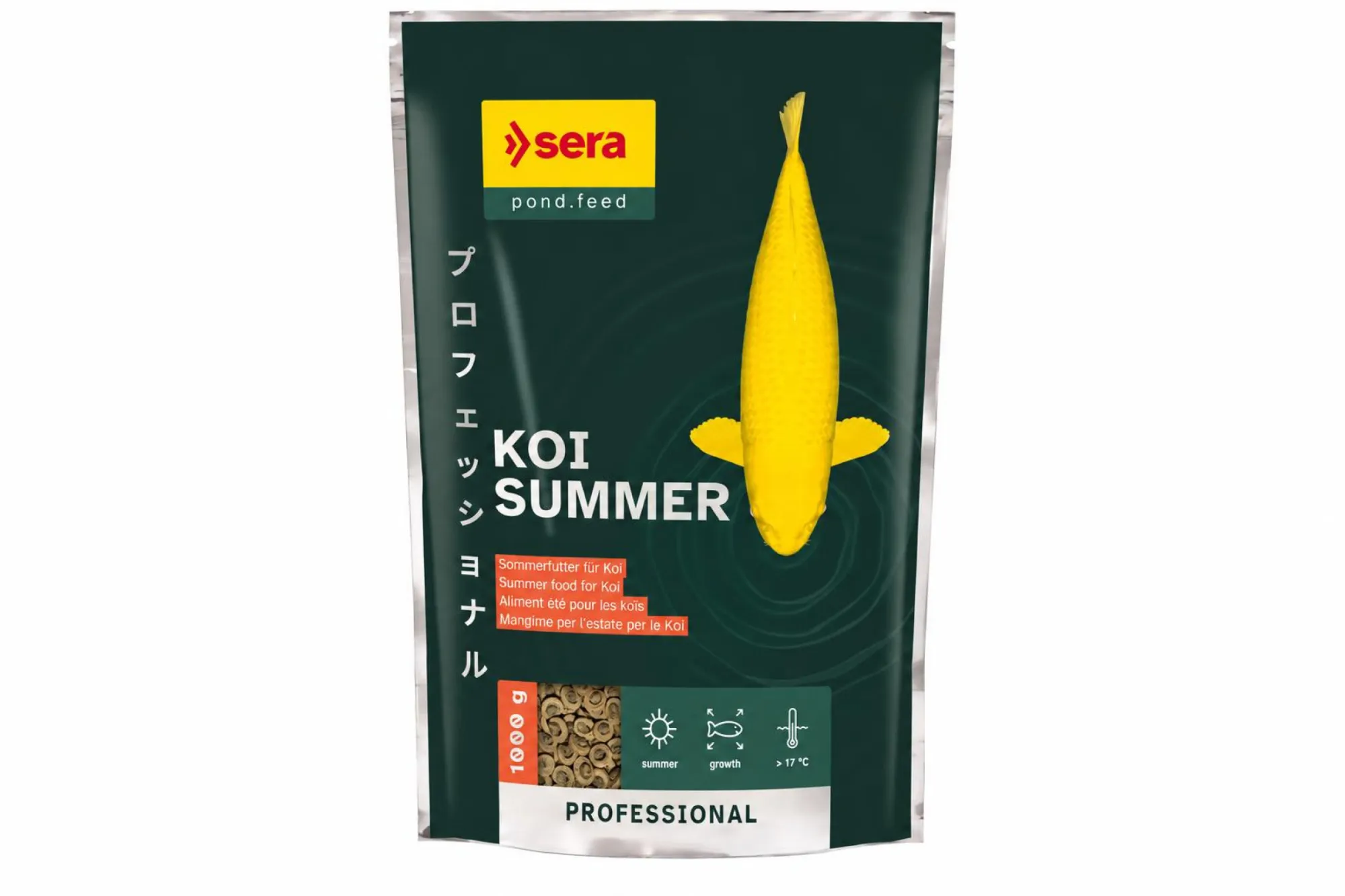 sera Koi Professional Summer 1000 g – KI-generierte Abbildung aus Produktreferenz