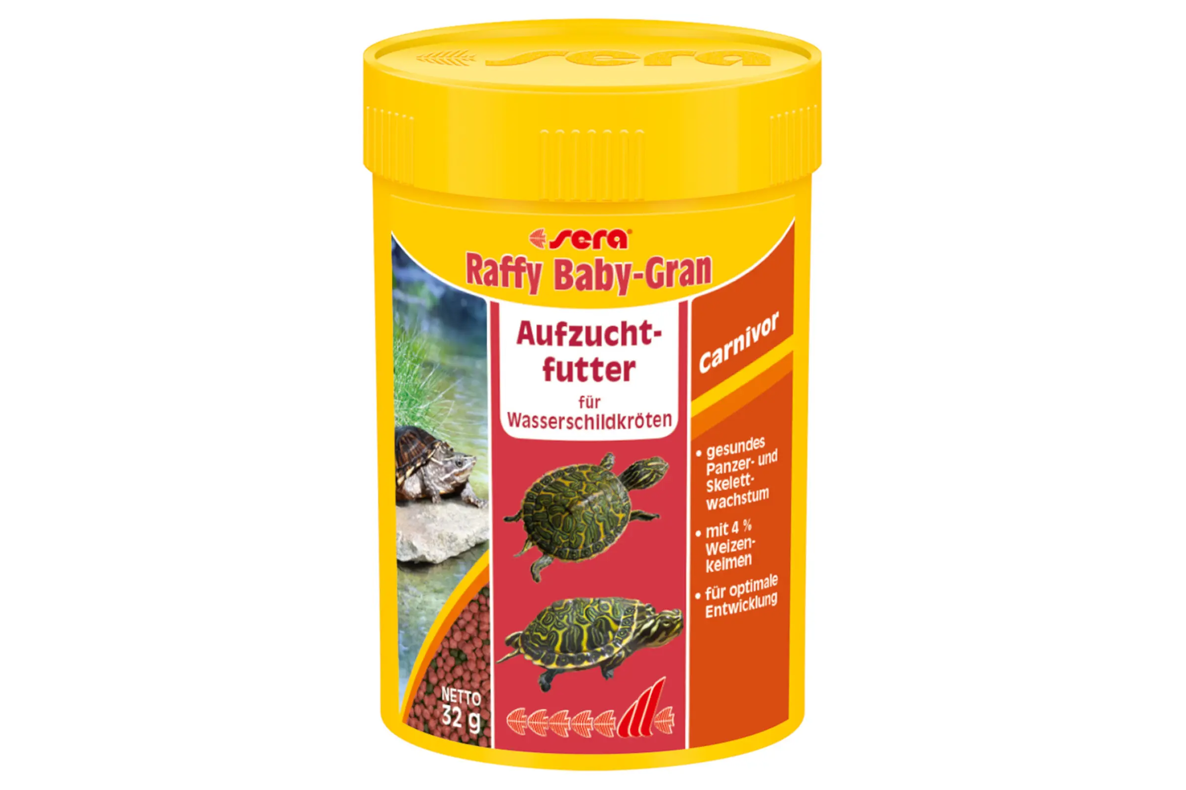 Sera Raffy Baby-Gran Nature, Aufzuchtfutter-Granulat, 100 ml