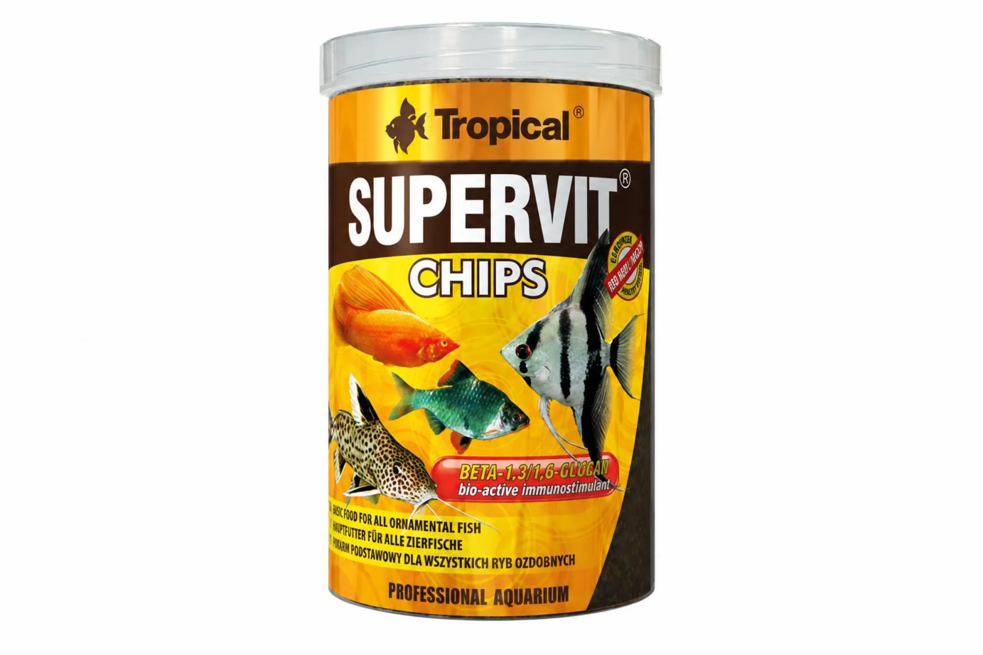 Tropical SUPERVIT CHIPS 100 ml – KI-generierte Abbildung aus Produktreferenz