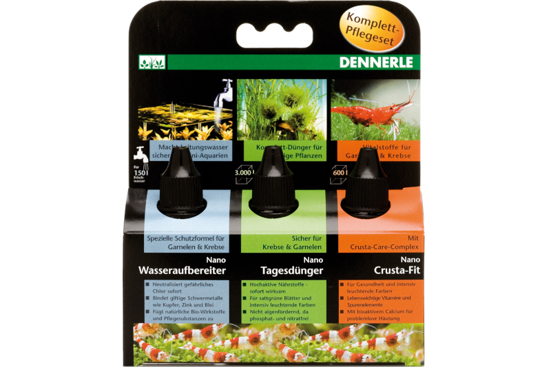 Dennerle Nano Pflegeset, 3x 15 ml