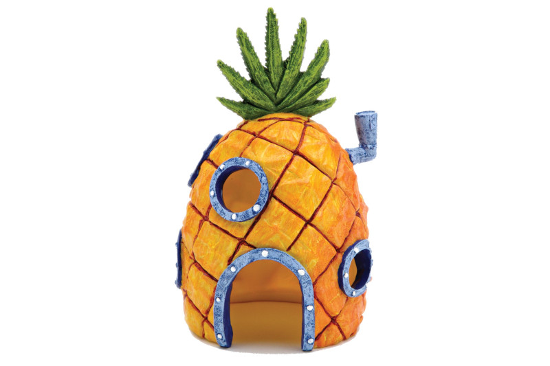 Penn-Plax SpongeBob's Ananas Haus, Aquarium-Deko, 16,5 cm