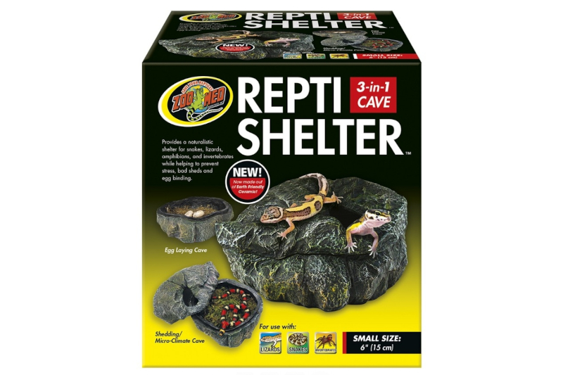 Zoomed Repti Shelter 3 in 1 Cave Small, Terrarien-Höhle