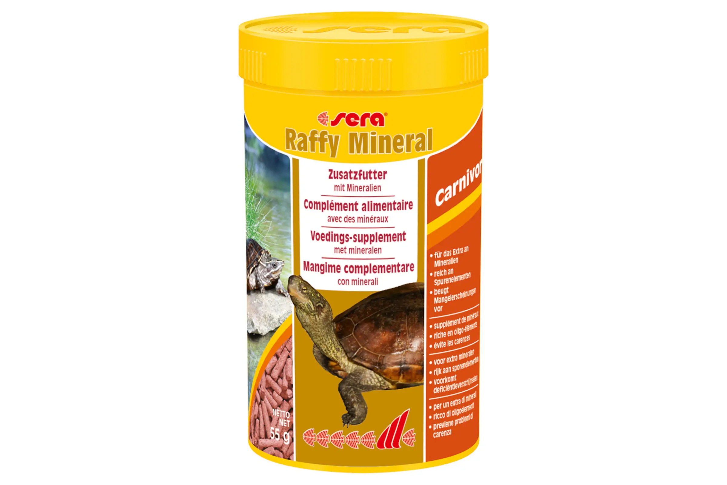 Sera Raffy Mineral, Ergänzungsfutter-Pellets, 250 ml