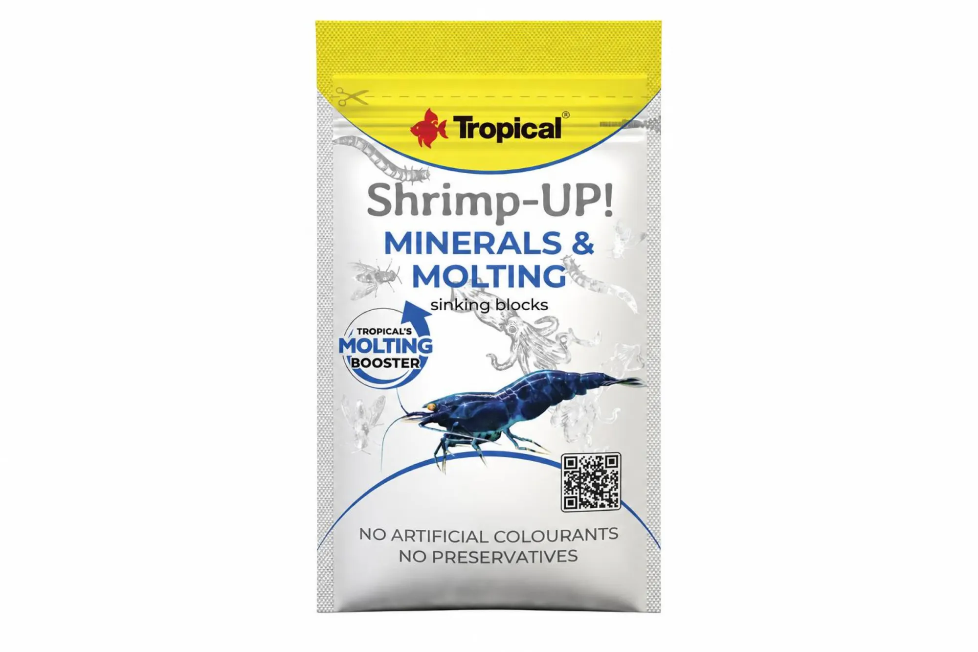 Tropical Shrimp-UP! Minerals & Molting 10 g – KI-generierte Abbildung aus Produktreferenz