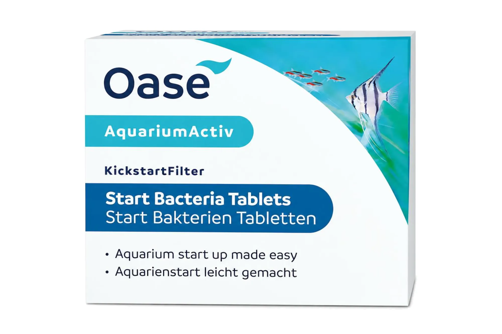 Oase KickstartFilter Start Bakterien Tab 3 Stück – KI-generierte Abbildung aus Produktreferenz