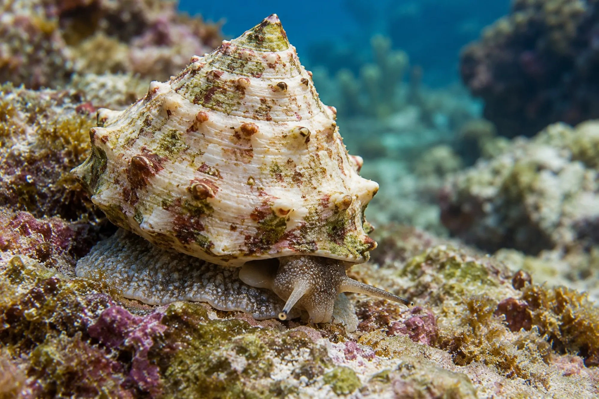 Karibische Algenschnecke, Lithopoma americanum
