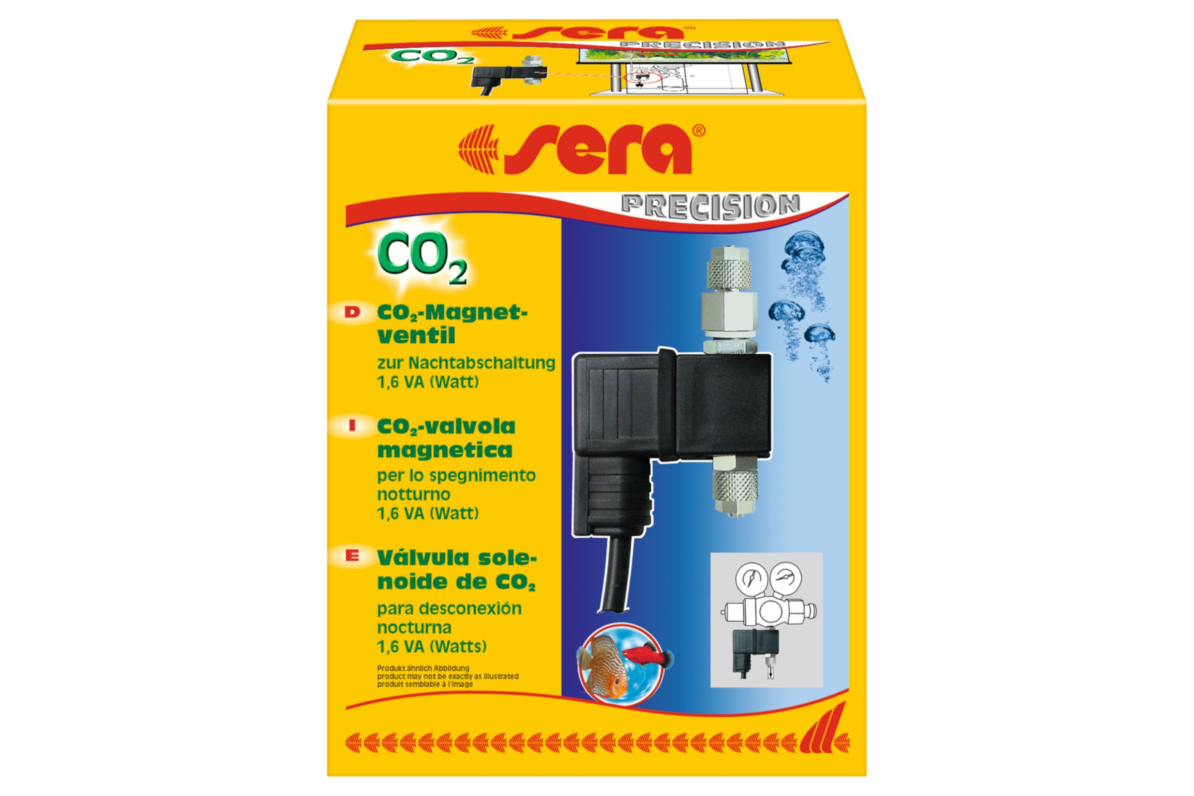 Sera flore CO2-Magnetventil, 2 W, Nachtabschaltung