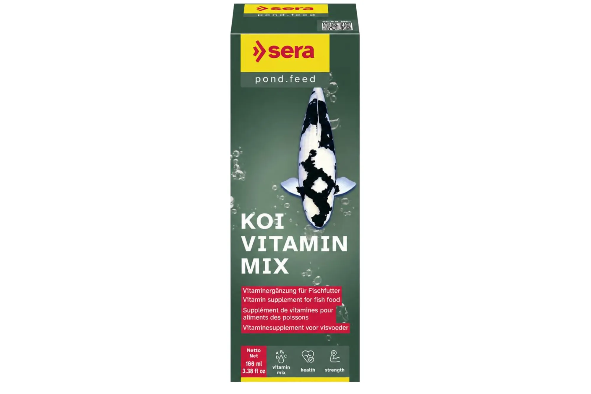 Sera Koi Vitamin Mix 100 ml – KI-generierte Abbildung aus Produktreferenz