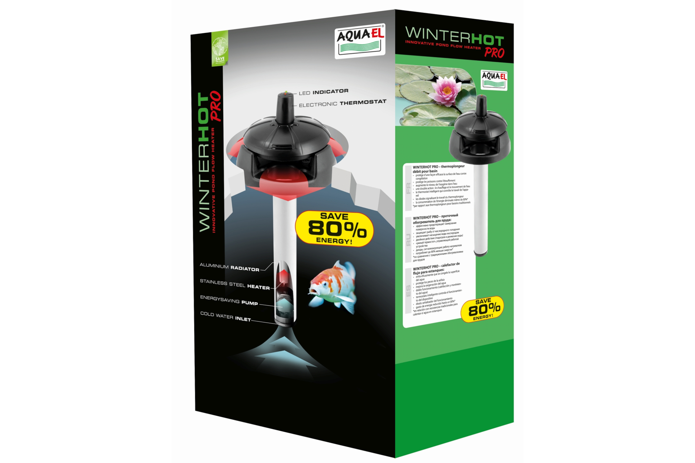 Aquael Teichheizer Winterhot PRO AQMs, 150 W