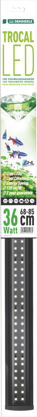 Dennerle Trocal LED 70, für 68-85 cm, LED Stripe inkl. Reflektor (Auslaufartikel)